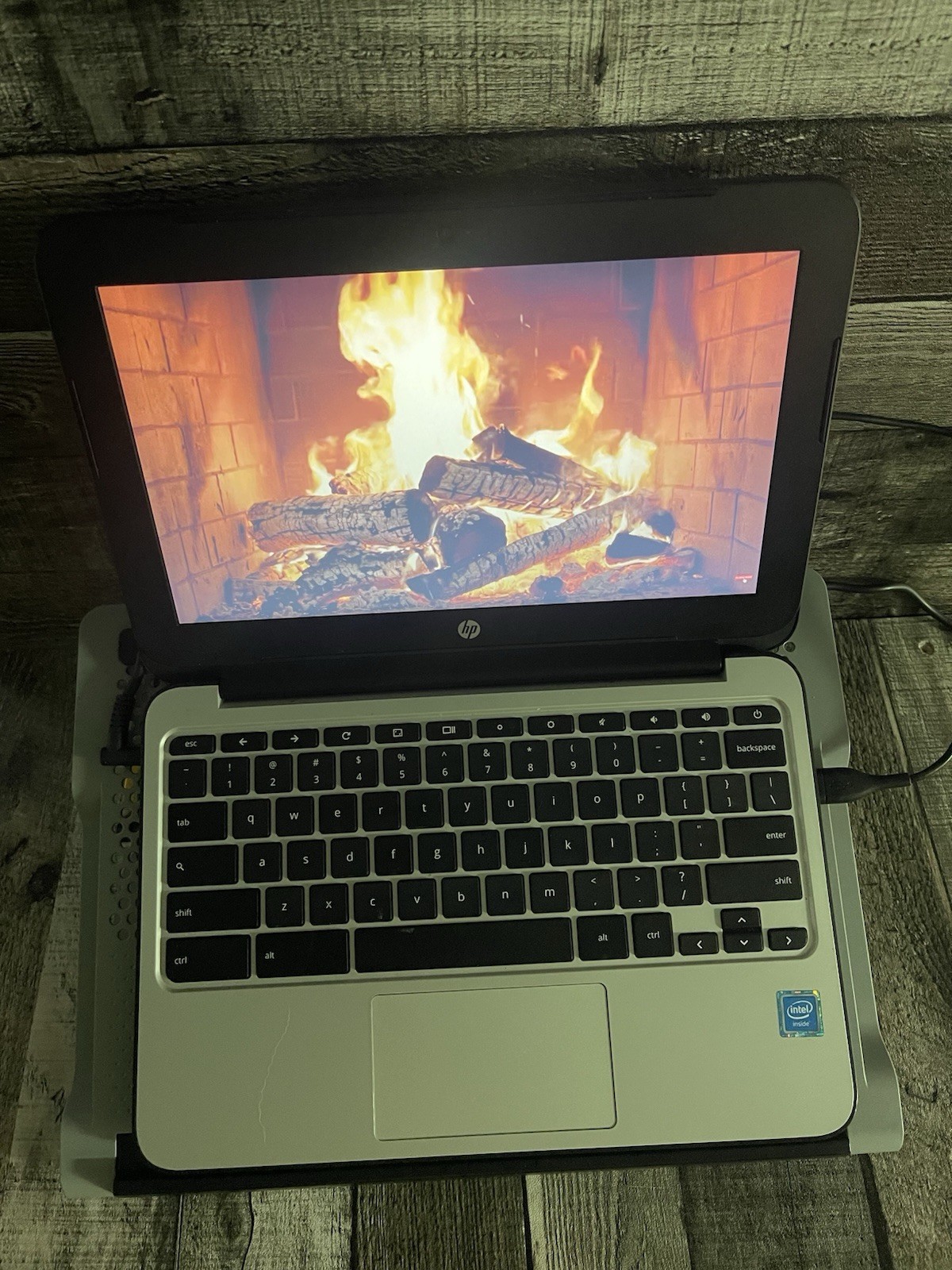 HP Chromebook 11 G4 11.6 Inch And TERGUS AWE84. Very Unique Paint On The Cover