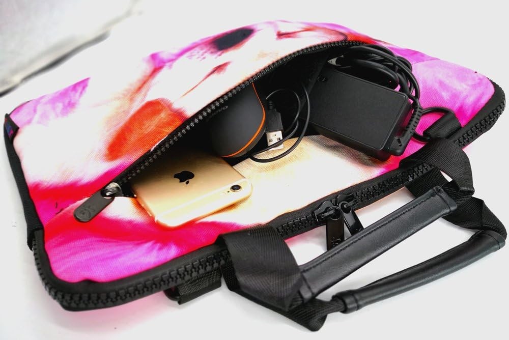 14.5 15 15.6 Inches Canvas Laptop Shoulder Bag Case, Messenger Bag Sleeve Pouch