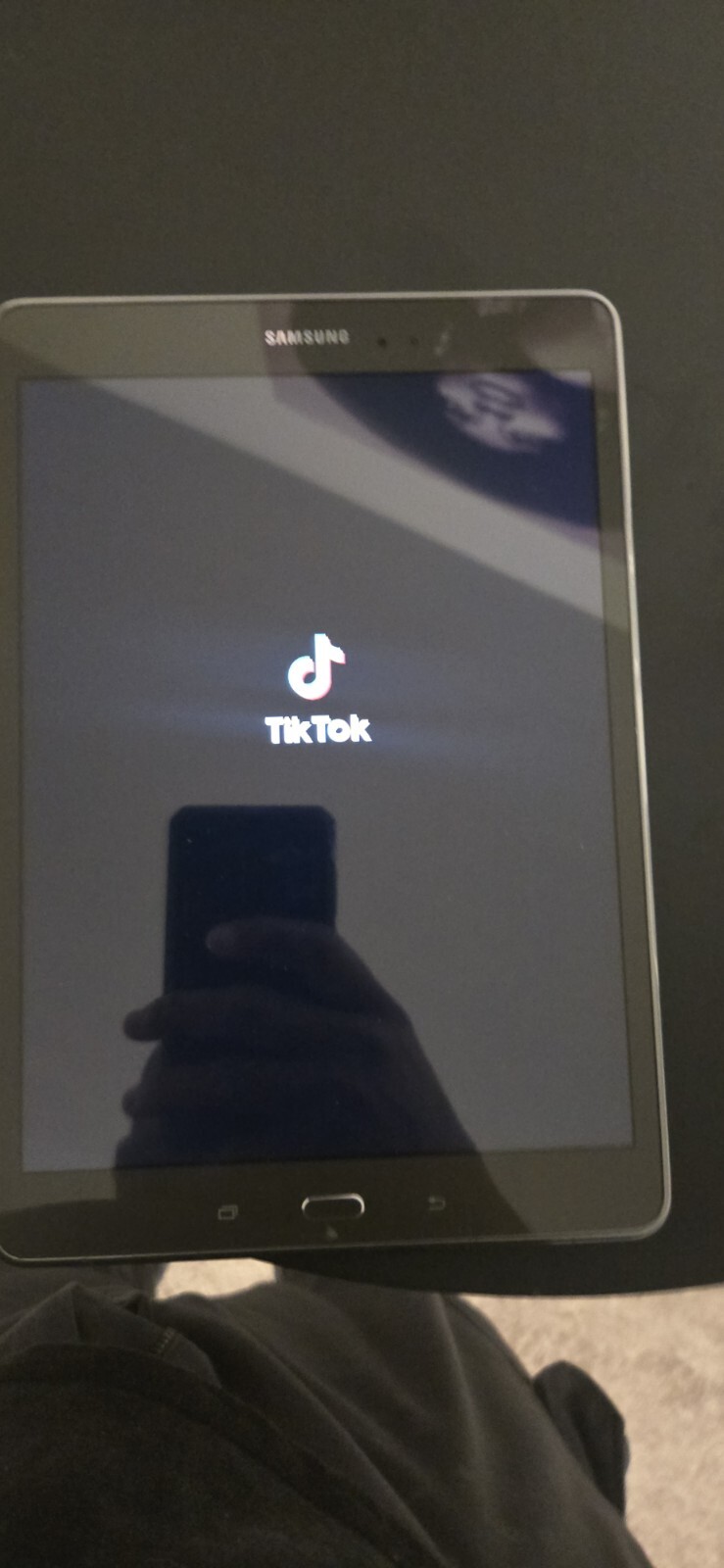 Samsung Tablet With TikTok Installed App
