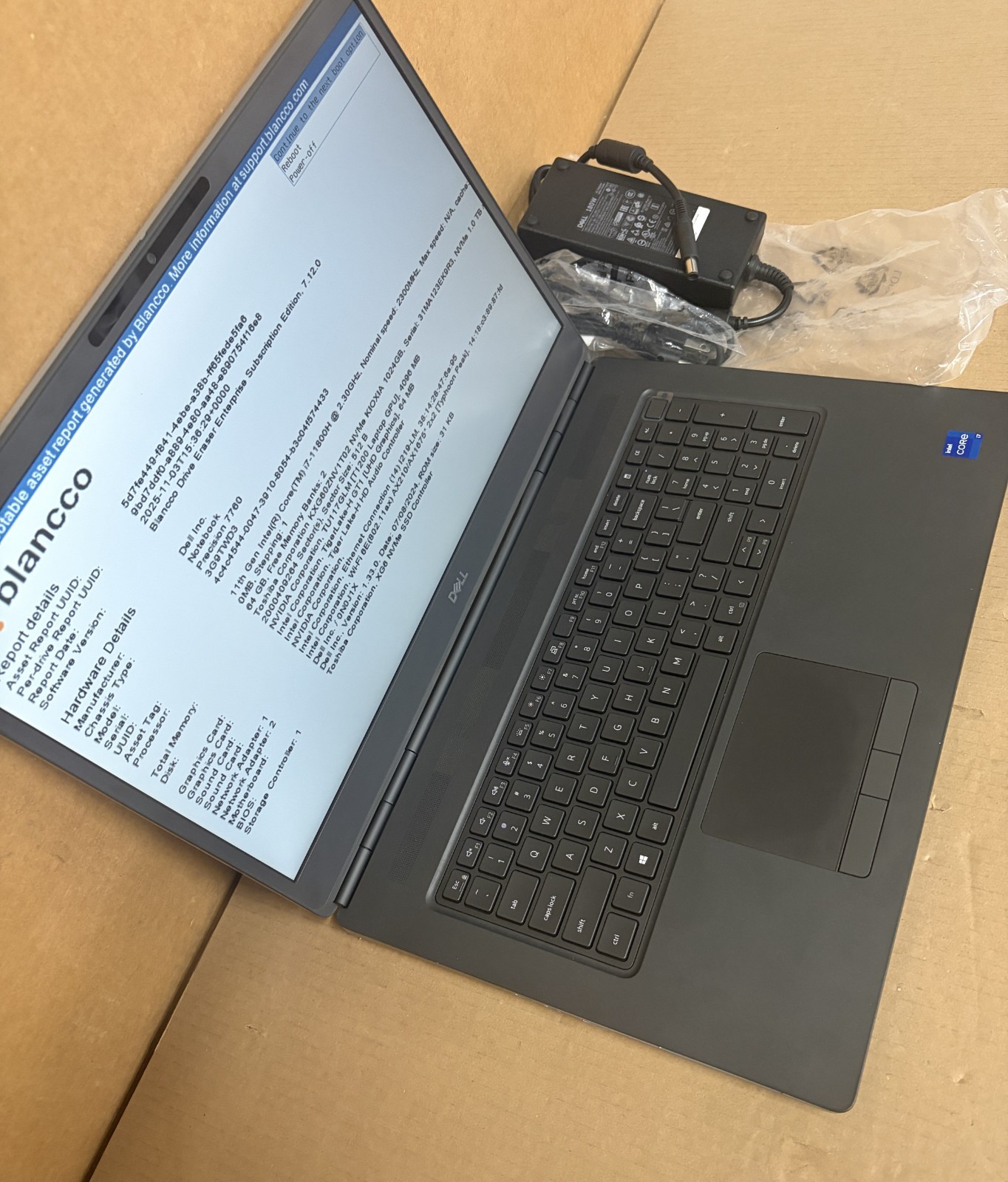Dell Precision 7760 i7-11800H | 64GB RAM | 1TB SSD | T1200 GPU | ADAPT INC. H