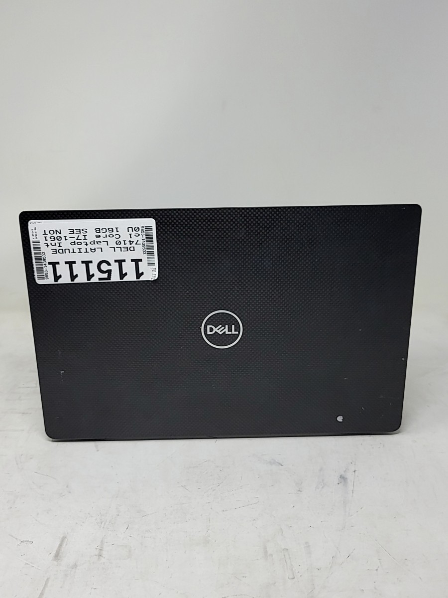 DELL LATITUDE 7410 Laptop Intel I7-10610U 16GB 256GB SEE NOTES