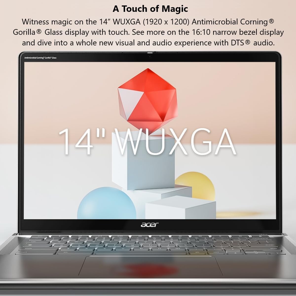 Acer – Chromebook Plus Spin 514 – 14″ IPS Touch Laptop 256GB SSD WiFi 6E*SEALED*