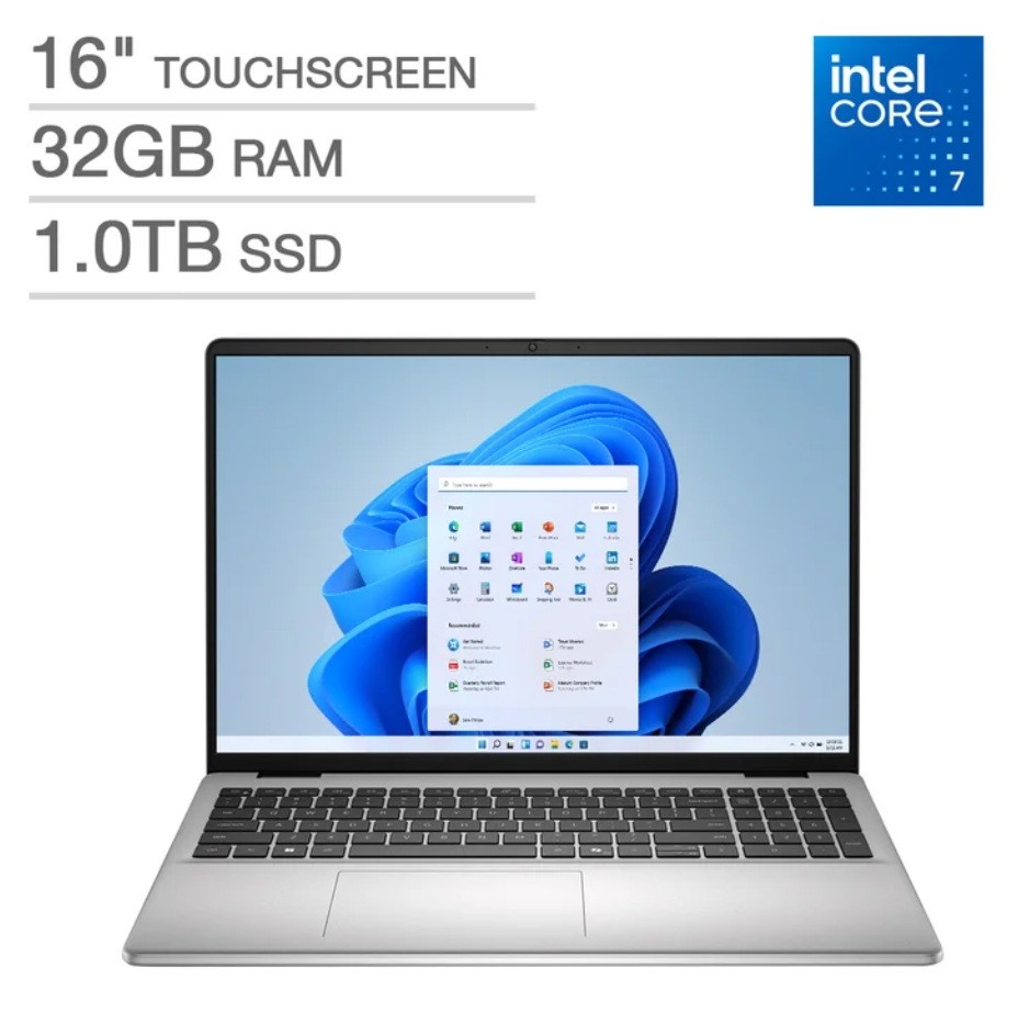 Dell 16 Plus DC16251 16″ 1920×1200 Touch Ultra 7 150U 32GB 1TB SSD W11H