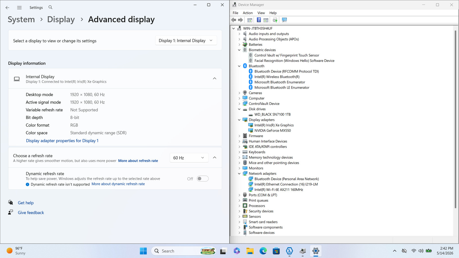 Dell Latitude 5531 15″ FHD I7-12800H 1TB SSD 16GB W11P GeForce MX550 Webcam