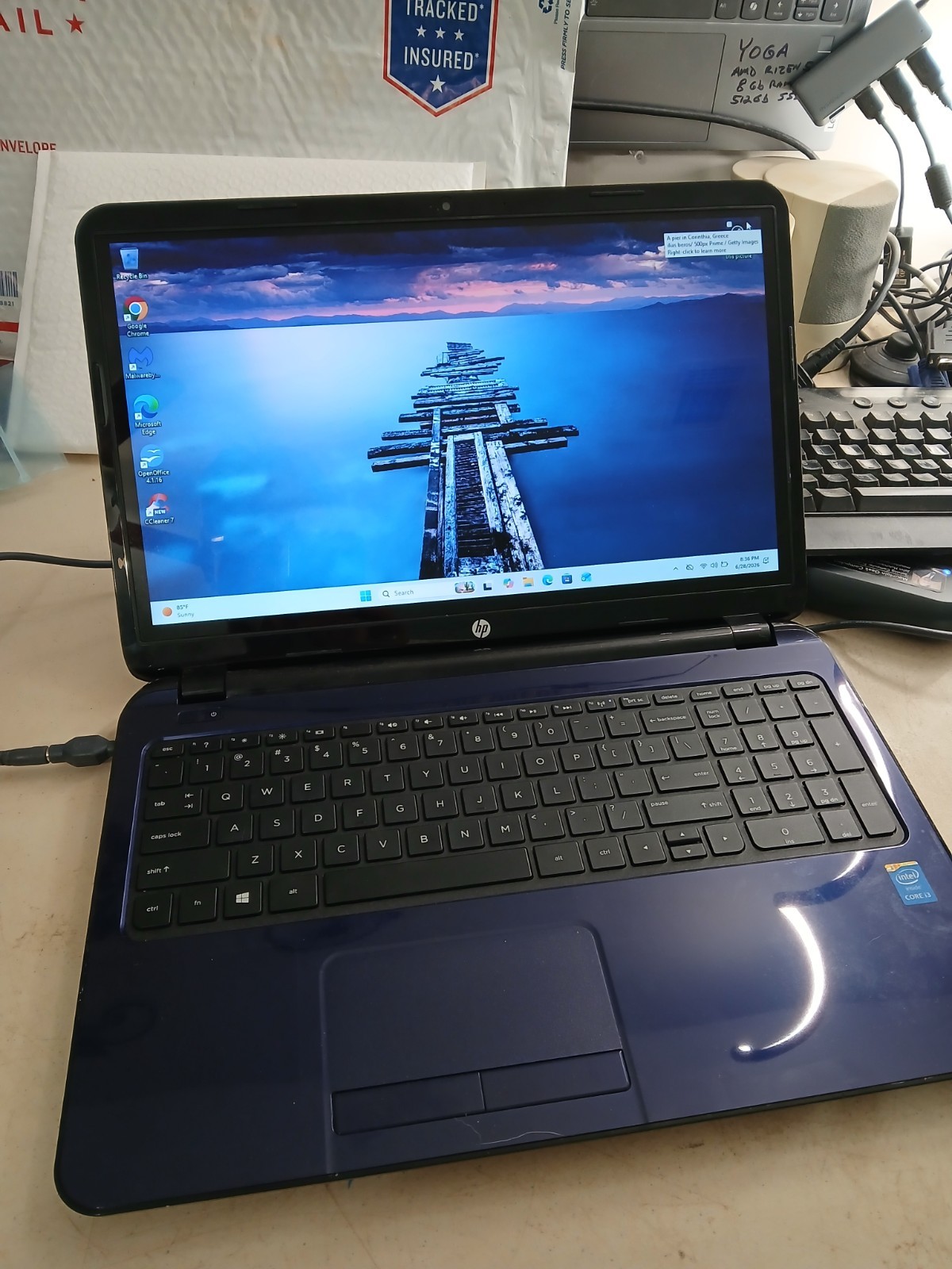 Hewlett-Packard 15-R053ci Blue notebook pc