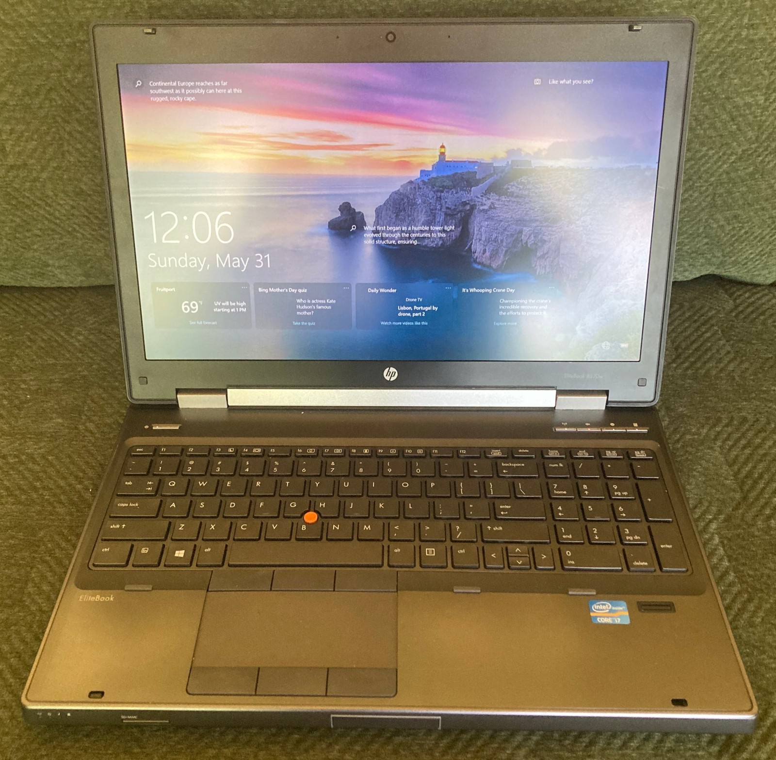 HP EliteBook 8570w i7-3720QM 32GB 512GB SSD Webcam Nvidia K2000M