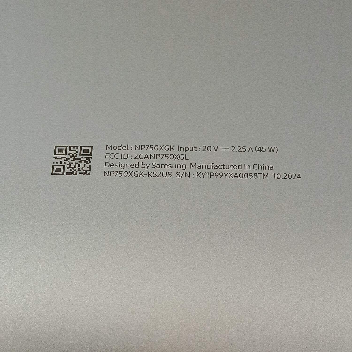 Samsung Galaxy Book4 NP750XGK 15.6″ Core 7 150U 1.8GHz 16GB RAM 1TB SSD