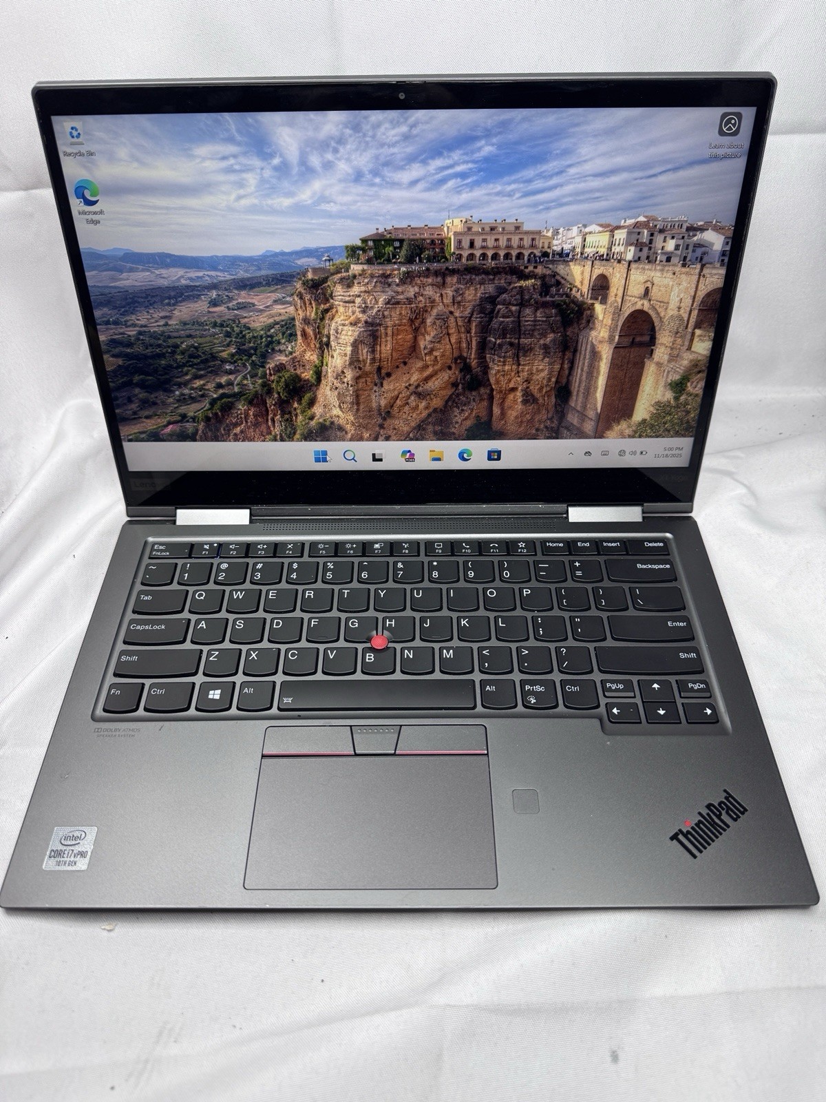 Lenovo ThinkPad X1 Yoga Gen 5, 14″ Touch, i7-10610U 1.8GHz, 16GB RAM, 512GB SSD!
