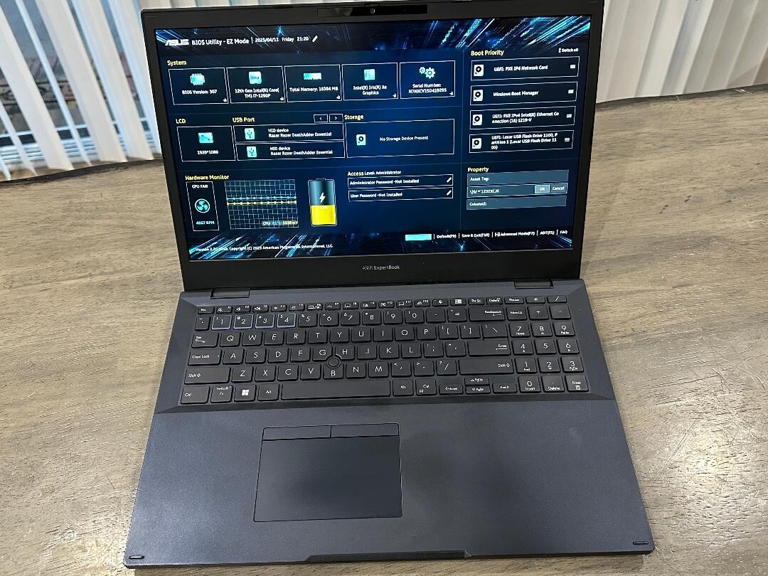 ASUS ExpertBook B2 Business Laptop 15.6 Intel Core I7-1260P 16GB 512GB Win11 Pro