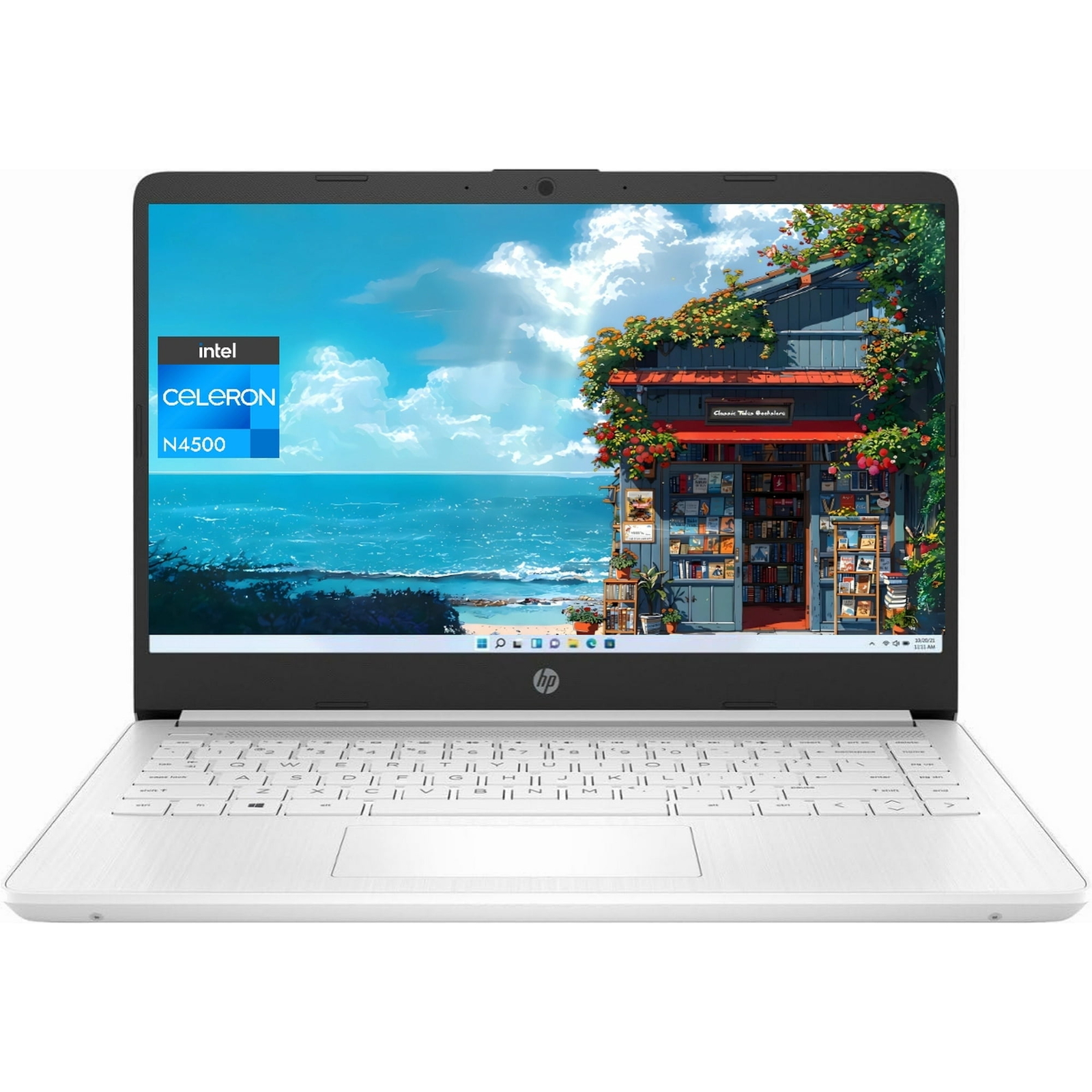 HP 14″ Student Laptop, Intel Celeron N4500 processor, Wi-Fi 6,720p ,Window 11