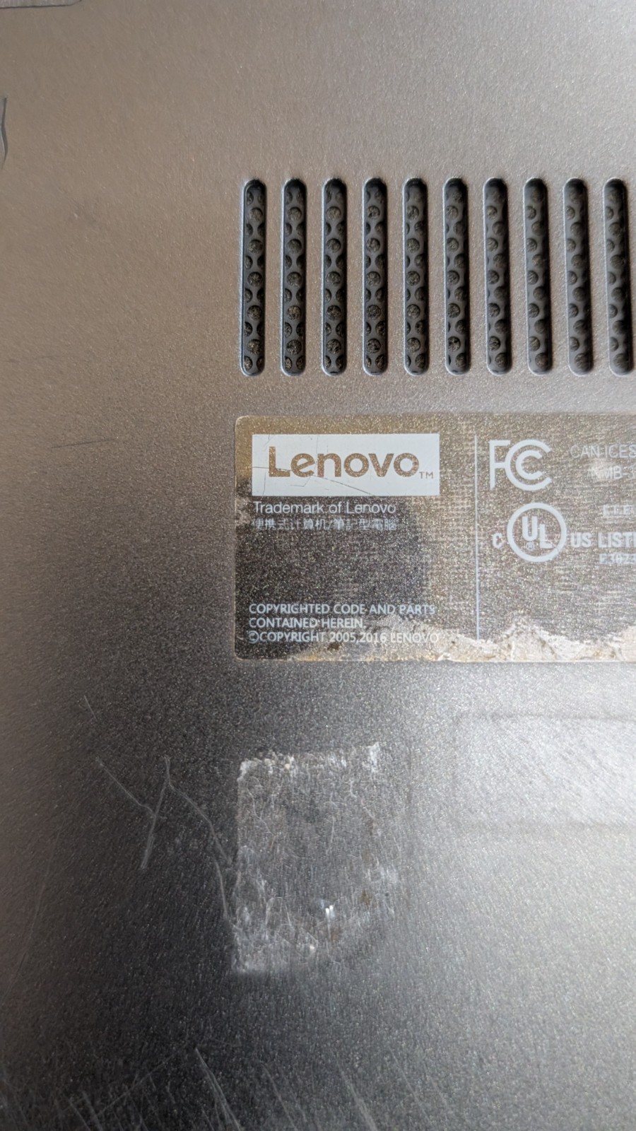 Lenovo IdeaPad Model Number R859j2e With Windows 10 Home 64-bit Touch Screen