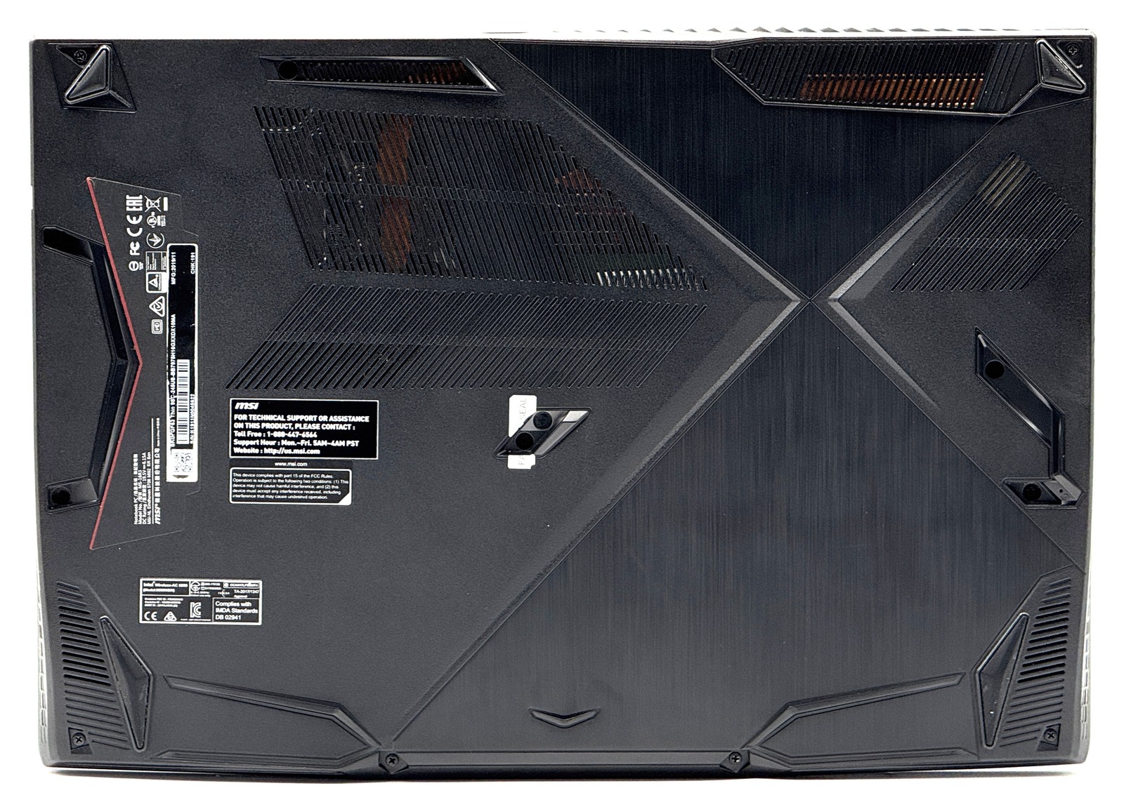 MSI – GF63 Thin 9SC-245US – FHD – i7-9750H – 16GB – GTX 1650MQ – 512GB-SSD