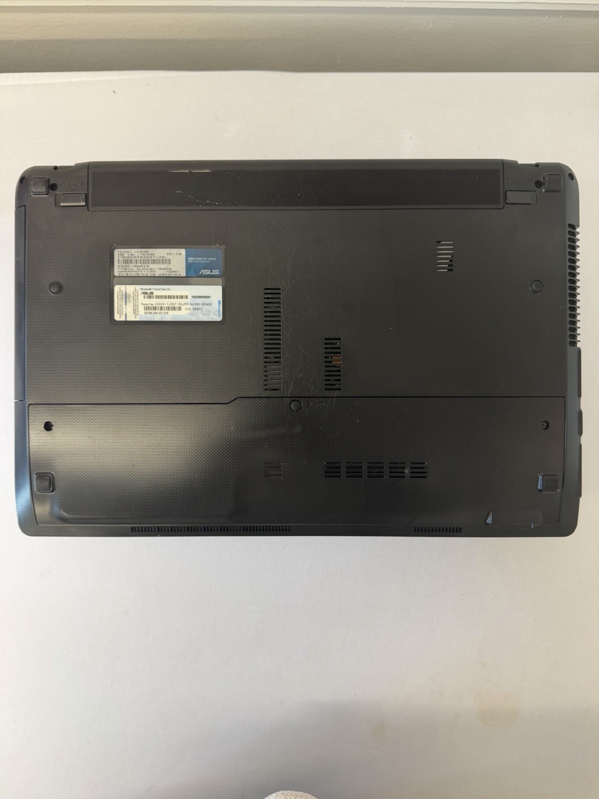 Asus K53E Laptop – Good Screen – Intel i5-2450M – Read Des