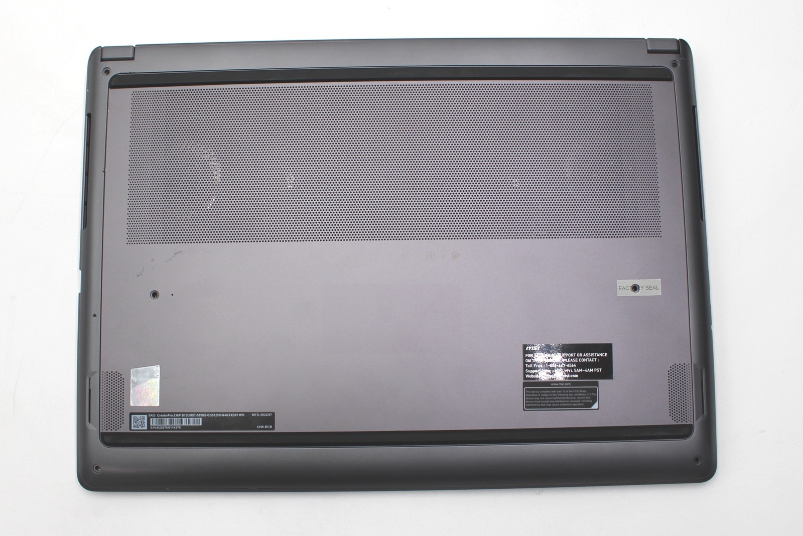 MSI CreatorPro Z16P B12UMST-089 i9-12900H 64GB/ 1TB RTX A5500 No OS – Read Desc.