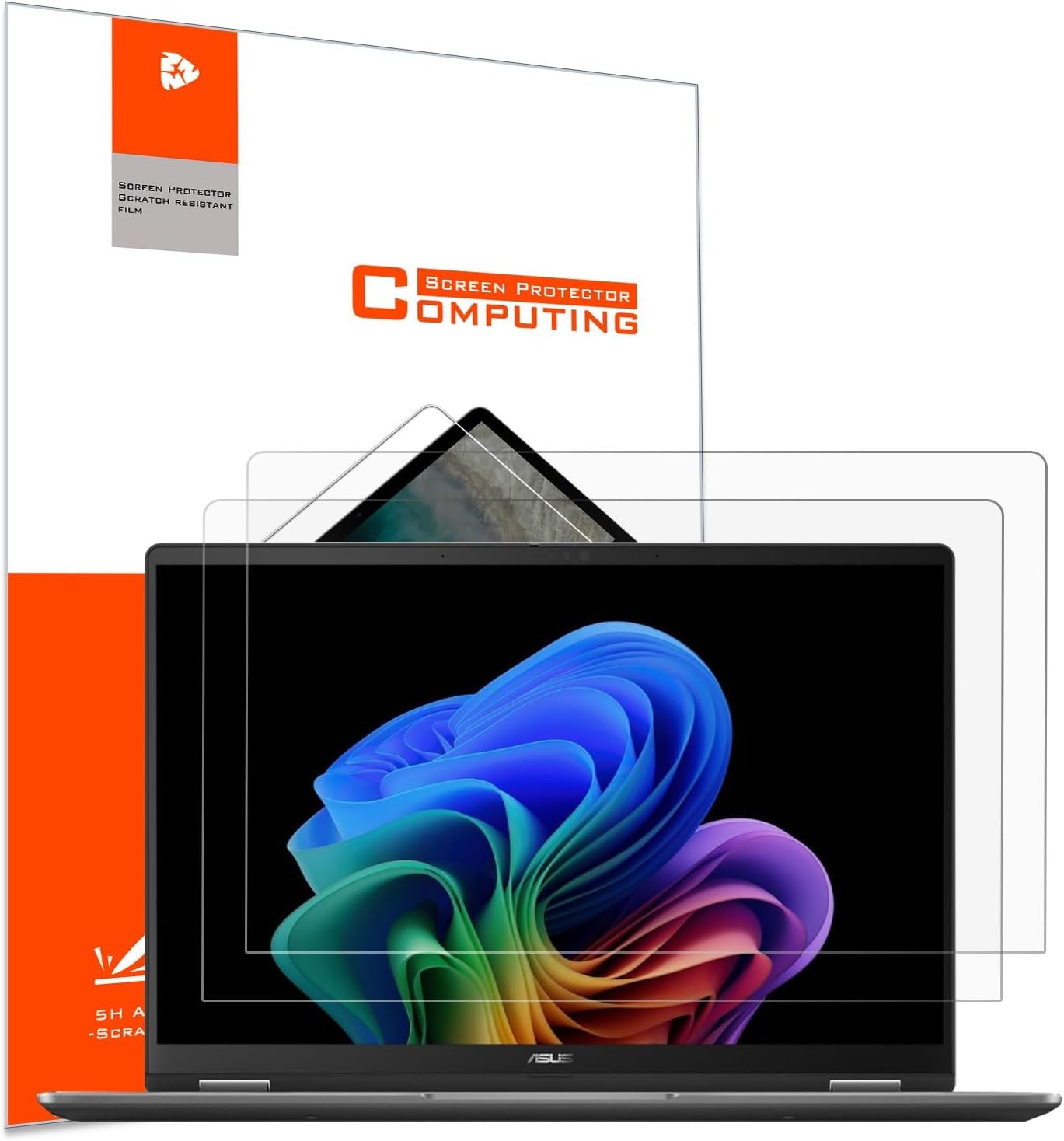 2 Pack Anti Glare Screen Protector for ASUS 14” Laptop, Vivobook 14/ZenBook/Exp
