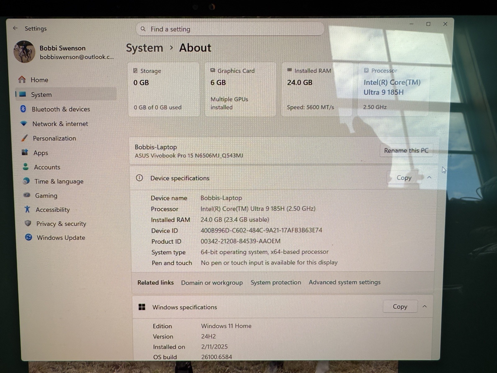 Acer RTX 3050 Q543MJ-U930 PRO 15” U9 24GB/2TB retail: $1499.99
