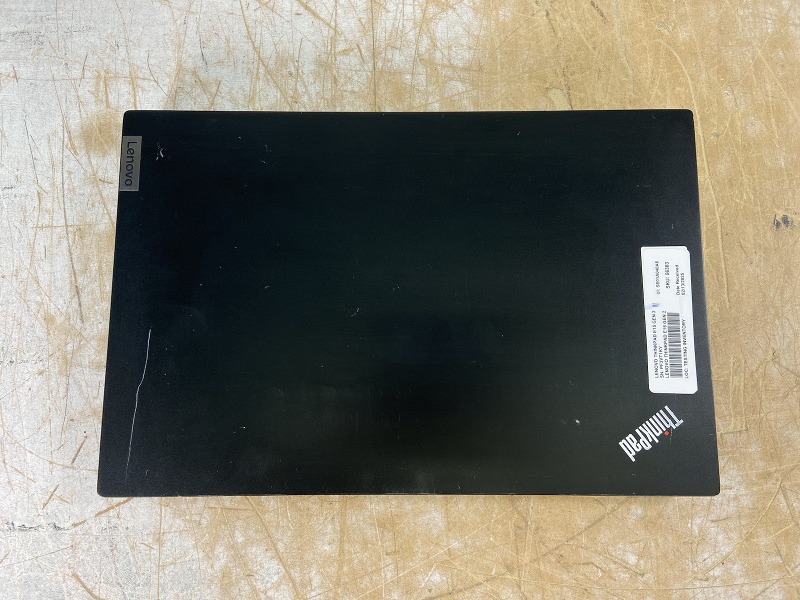 LENOVO THINKPAD E15 GEN 2 i7-1165G7 @ 2.8GHz, 4GB RAM, NO HDD/OS – (FOR PARTS)