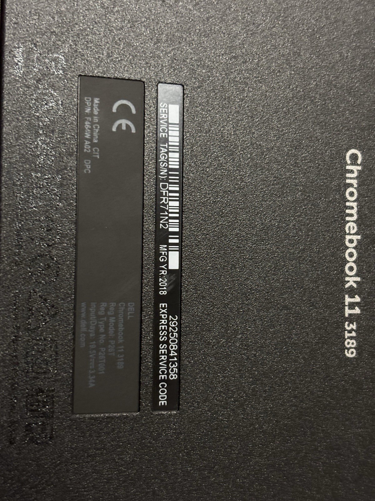 2 Dell Chromebooks Only 1 Charger They Are Foldable and Touch Screen Used/new