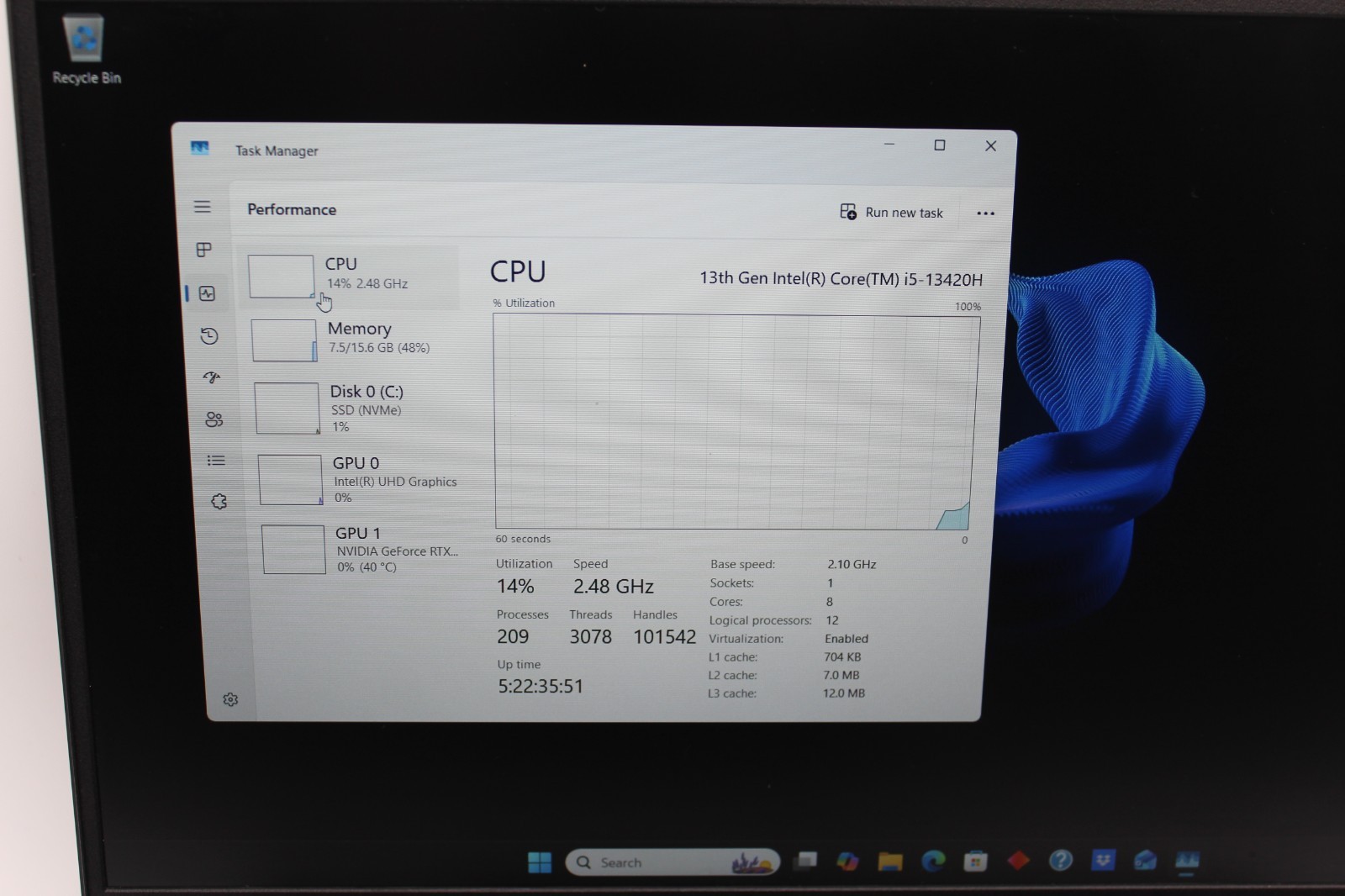 HP Victus 15.6″ Gaming Laptop i5-13420H 16GB RAM 512GB SSD RTX 4050 Win 11