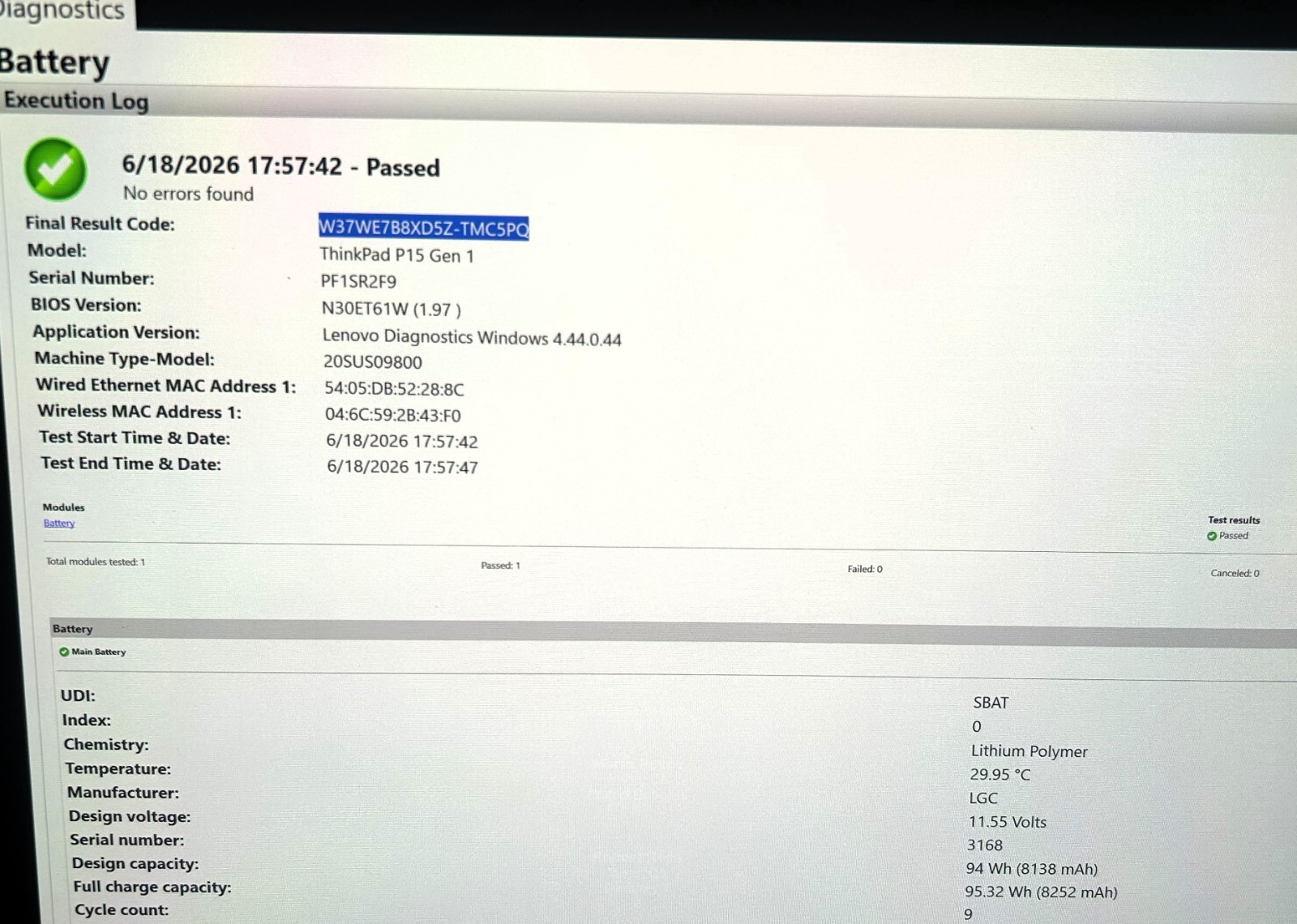 Lenovo ThinkPad P15 Gen 1 15.6″ 4K OLED Touch Xeon W-10885M 64GB RAM 2TB SSD RTX