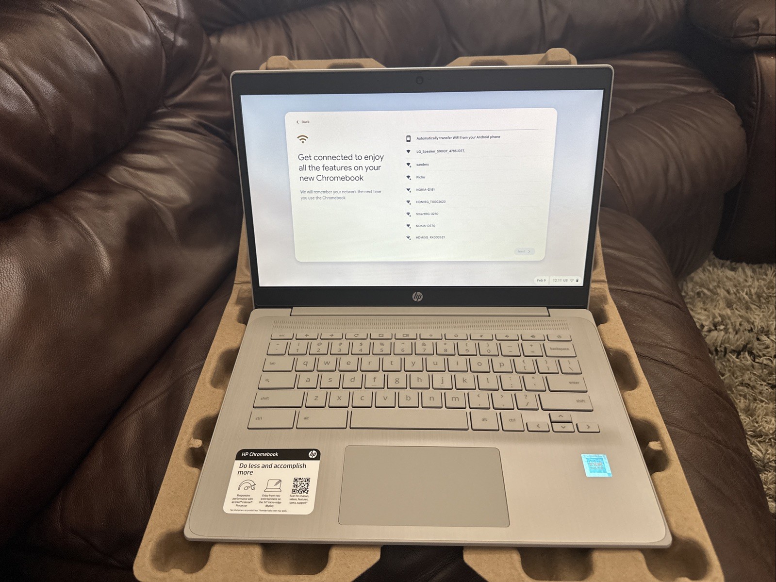 New HP – 14″ Chromebook – Intel Celeron – 4GB Memory – 64GB eMMC, Expedited Ship