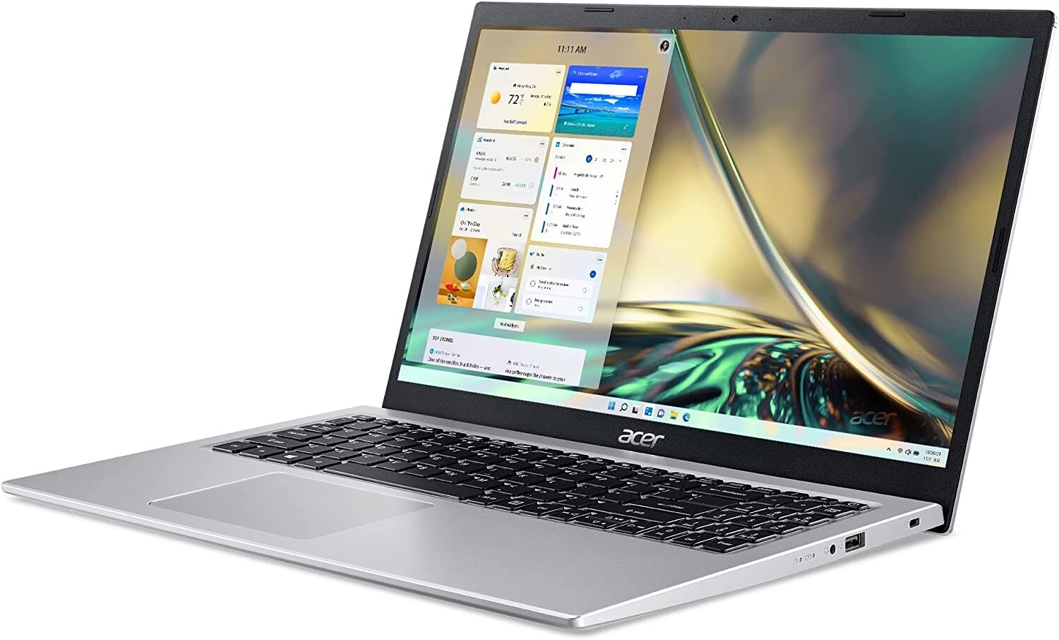 Acer Aspire 5 Slim 15.6″Laptop Intel i3-1115G4 Dual Core 4GB DDR4 128GB NVMe SSD