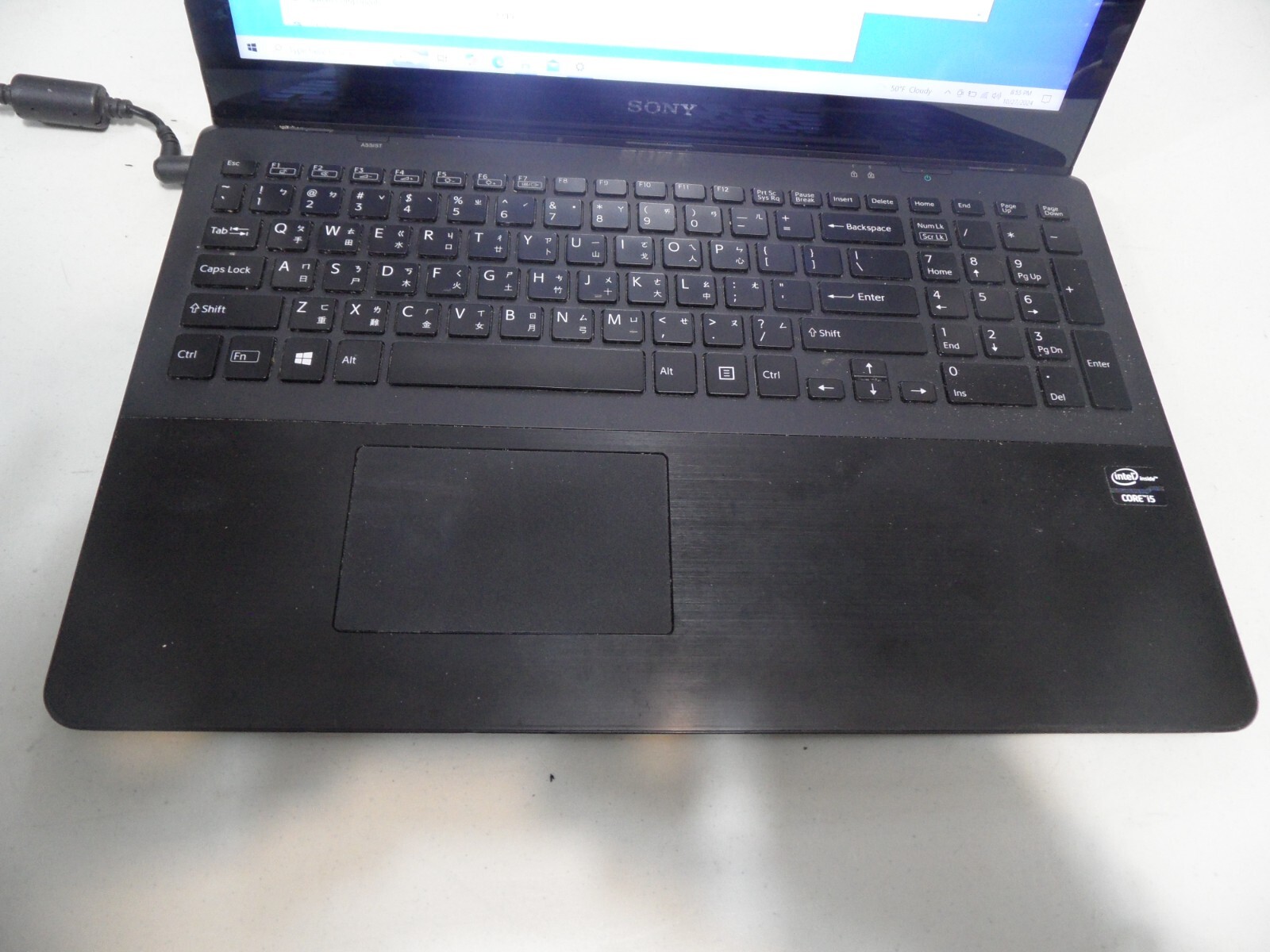Sony SVF15A13CWB 240 GB SSD Windows 10 8 GB Ram i5 Bad Touch Chinese Keyboard