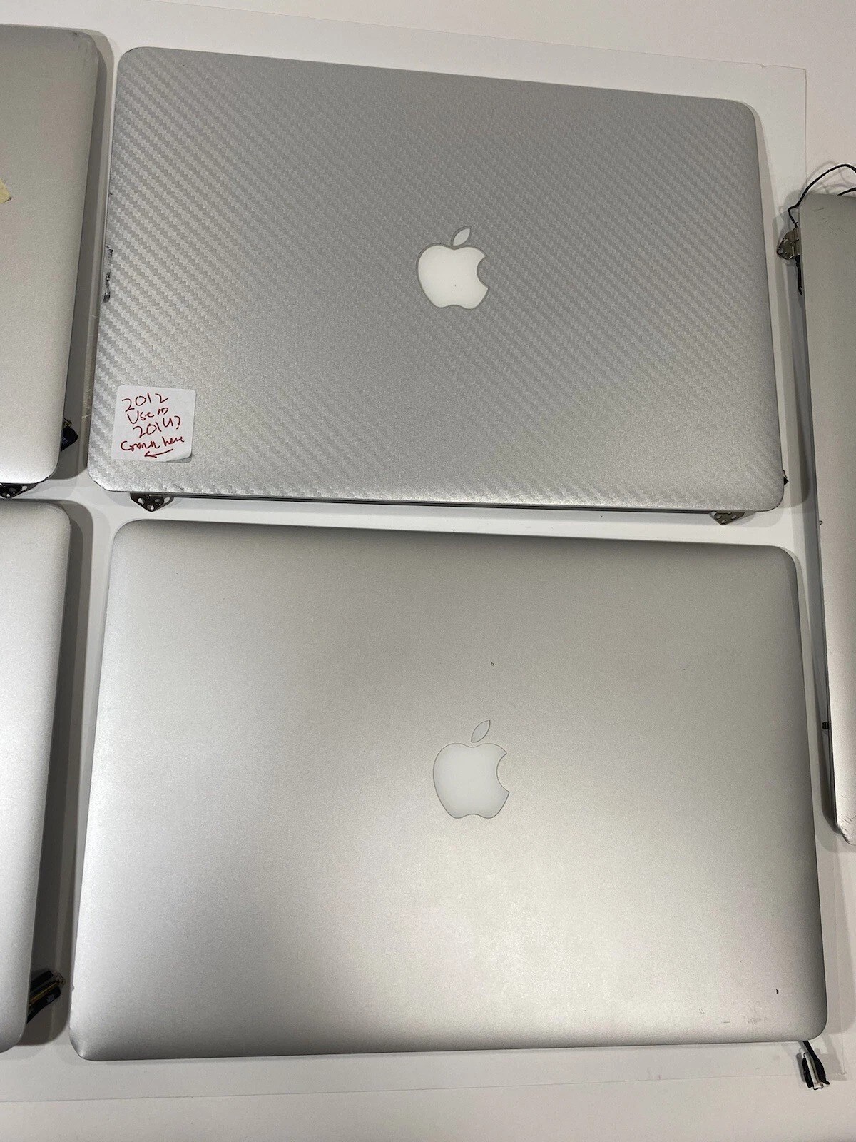 Lot of 5 MacBook Pro 15 Inch Retina Display LCD Screen Assemblies For Parts
