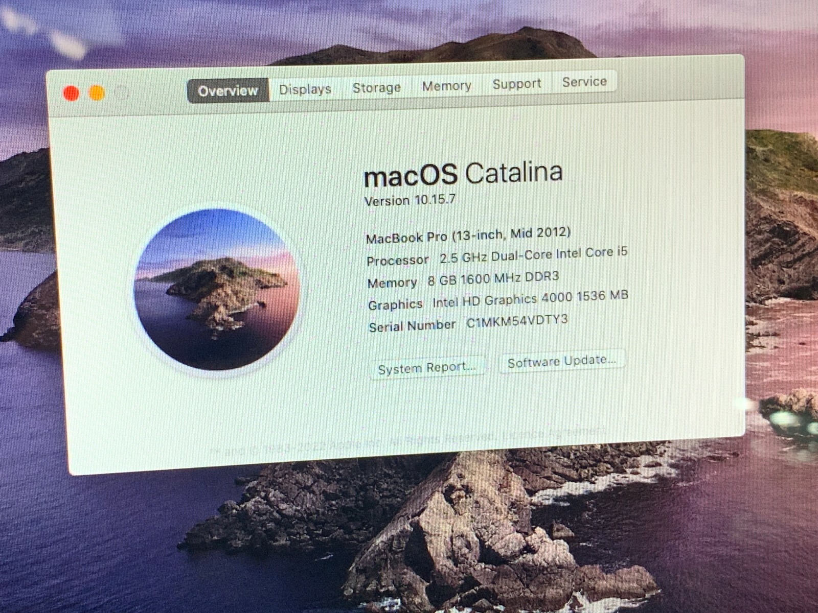 APPLE MACBOOK PRO (MD101LL/A) 13.3 / MID 2012 / 256GB SSD / 8 GB RAM – CORE I5