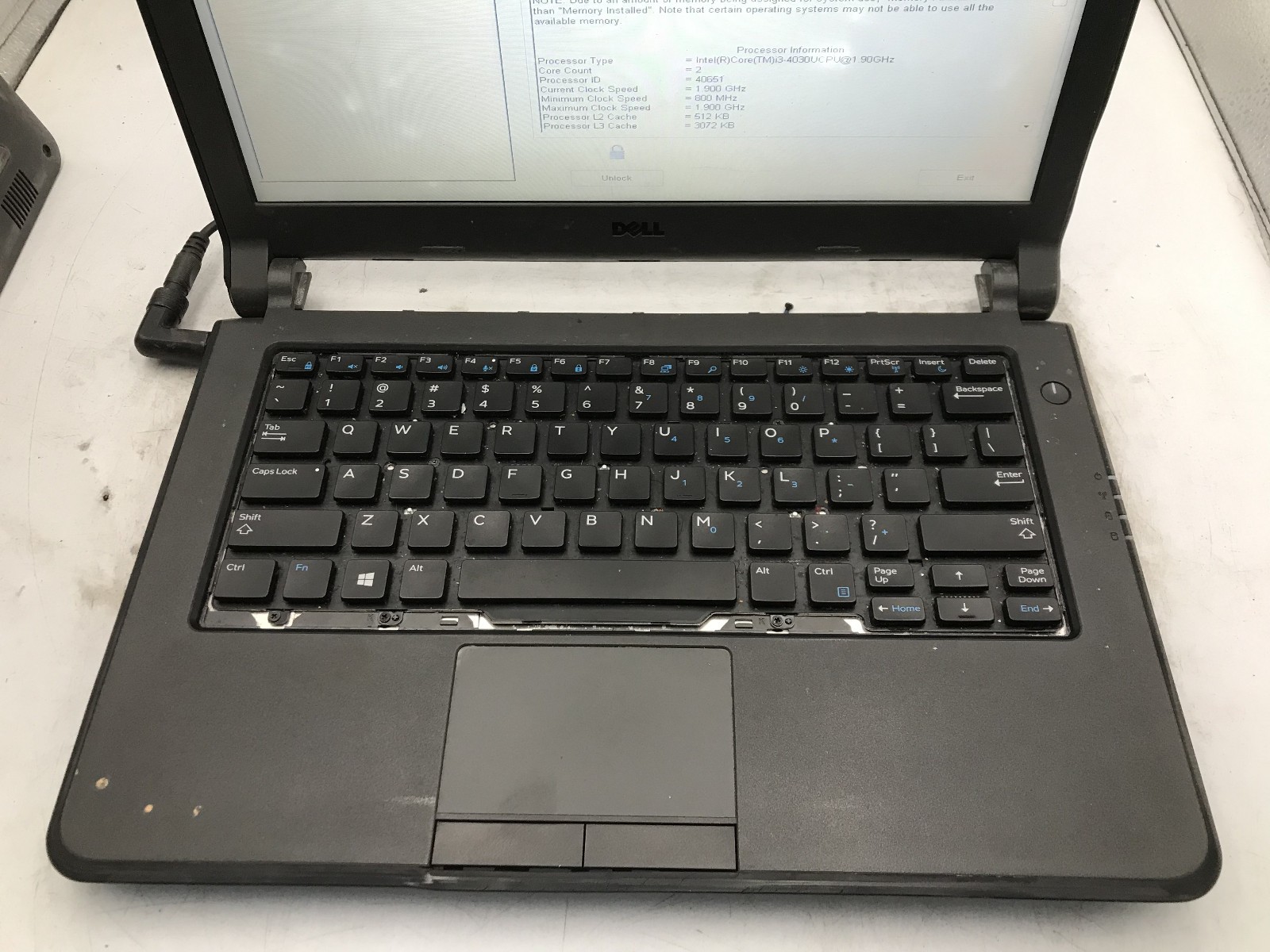 DELL LATITUDE 3340 – FOR PARTS/REPAIR – INTEL I3 4030U – NO RAM – READ DESC-BB