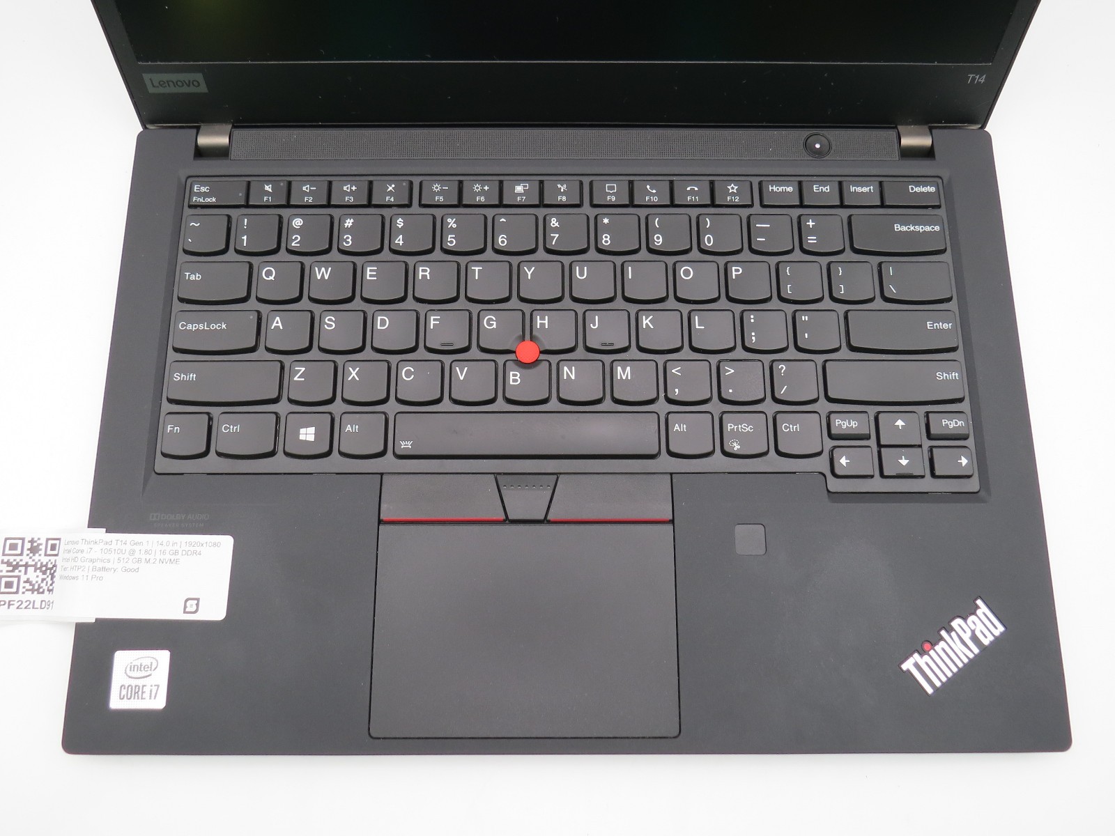 Lenovo ThinkPad T14 G1 i7-10510U 16GB DDR4 512GB m2 14″ Touch Win11 Pro