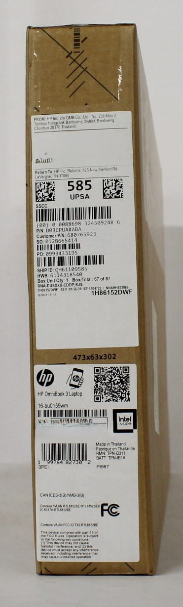 HP OmniBook 3 Laptop (16-bu0159wm)