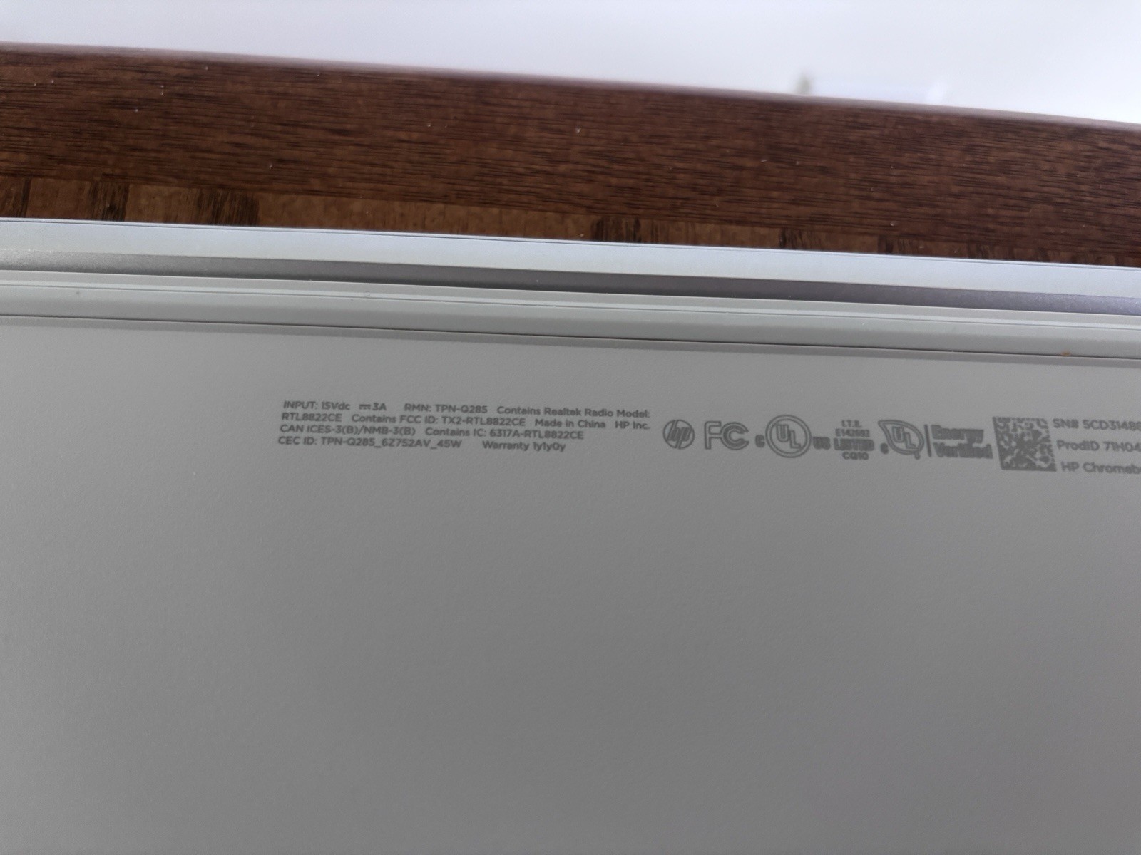 HP Chromebook 15a-na0063dx