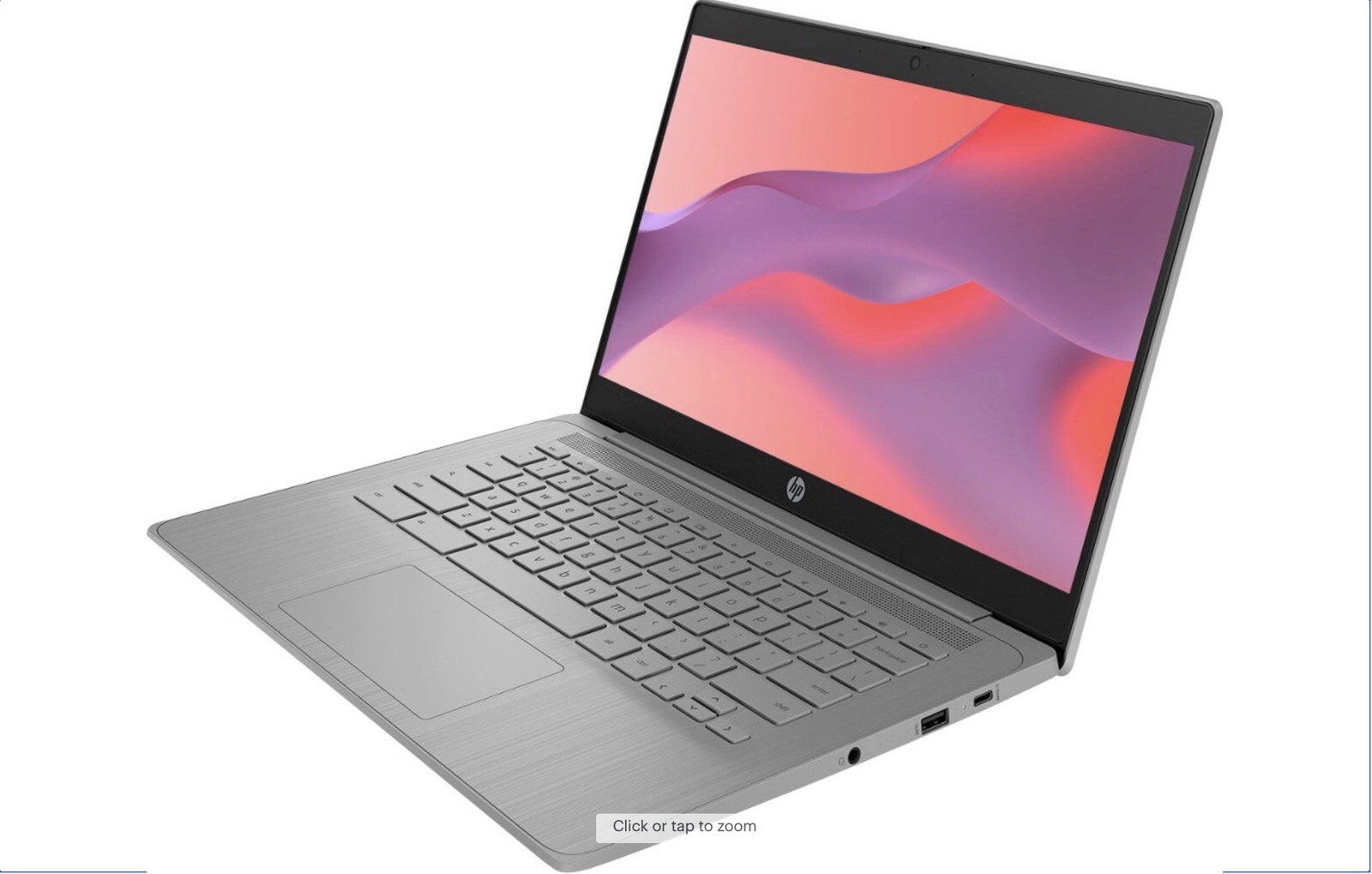 HP – 14 Inch Chromebook Laptop – Intel celeron – 4GB Memory – 64GB – modern Gray