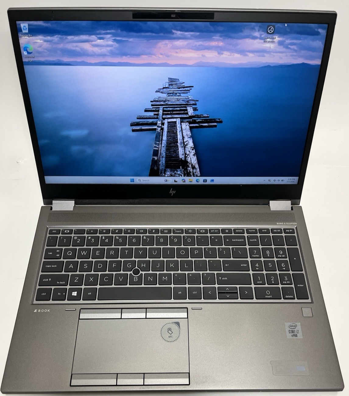 HP ZBook Fury 15 G7 i7-10850H – 16GB RAM – 512GB NVMe – 4GB T2000 – W11P- w A/C