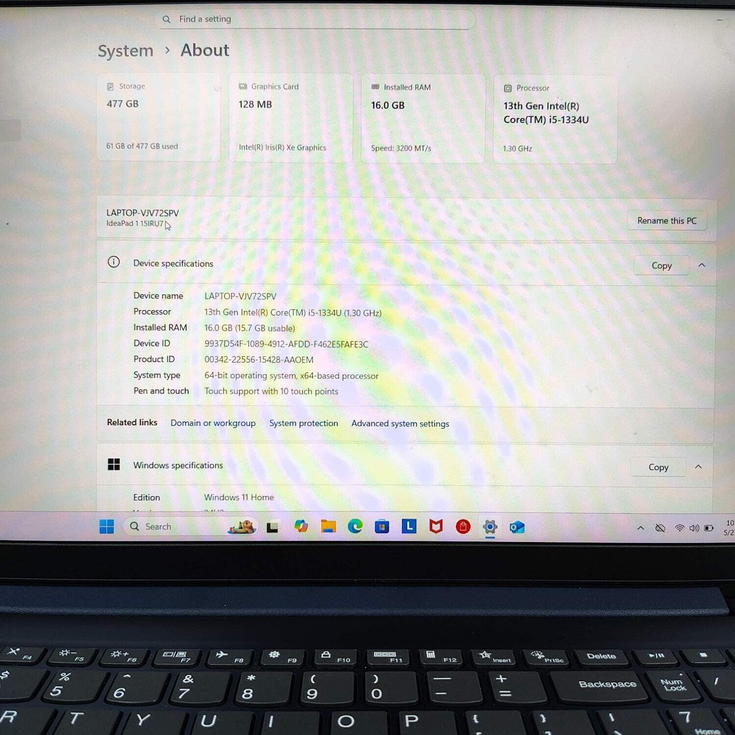 Lenovo IdeaPad 1 15IRU7 15.6″ i5-1334U 1.3GHz 16GB RAM 512GB SSD