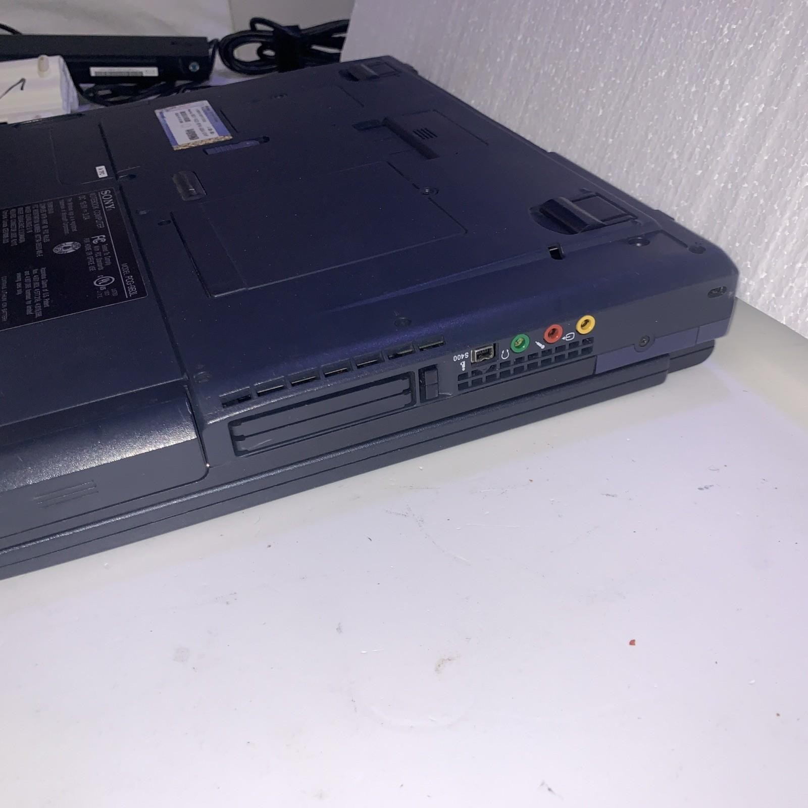 Sony Vaio PCG-9B3L AMD Athlon 4 1000MHz 256MB RAM 20GB HD Windows XP SP3