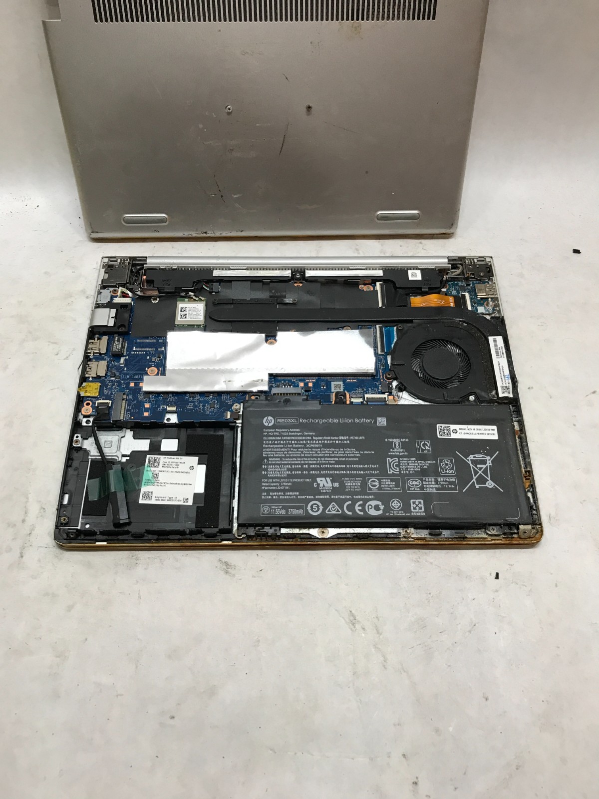 HP ProBook 430 G6 13″ Intel Core i5 NO RAM NO SSD/OS For Parts RUST & CRACKED DW