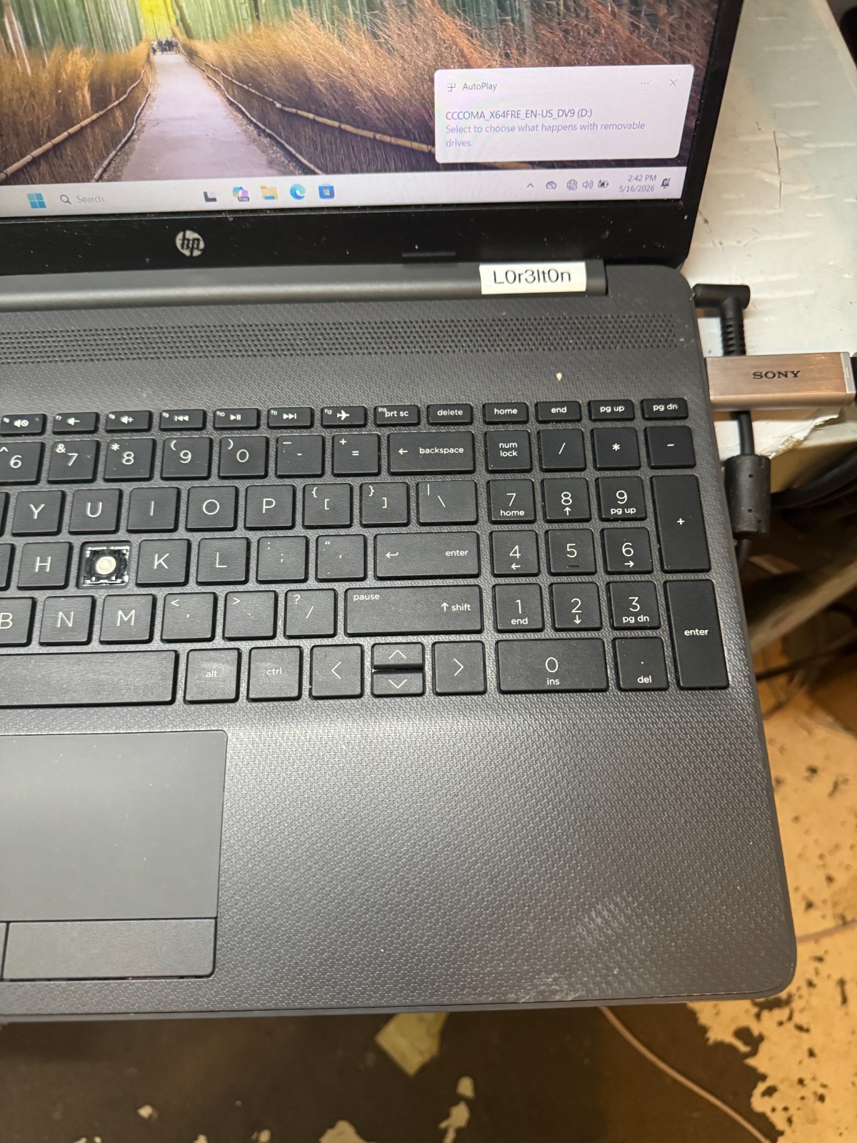 HP 255 G8 AMD Ryzen 3 3250 256GB SSD 8GB RAM Laptop For Repair #5636