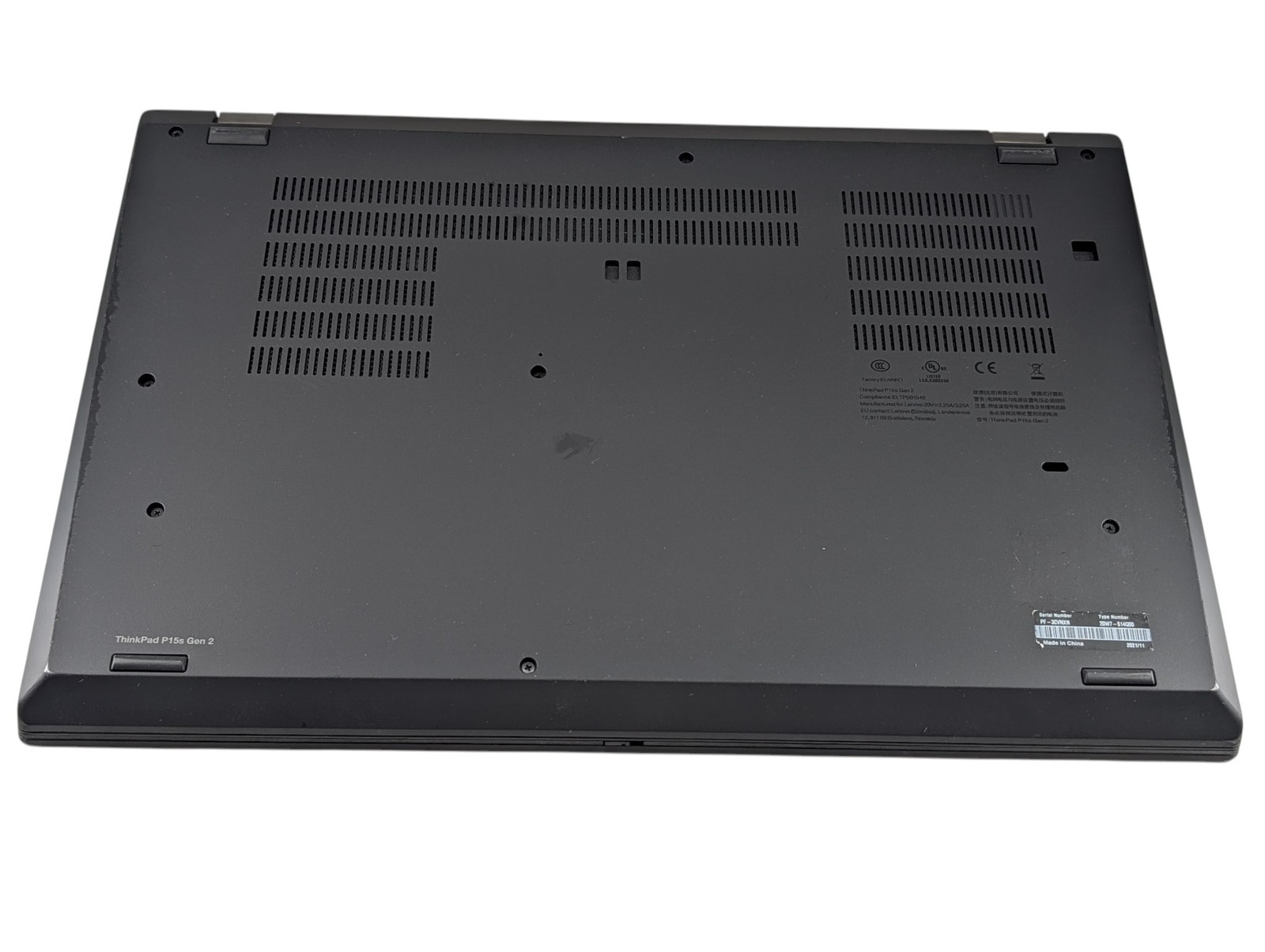 Lenovo ThinkPad P15s Gen 2i i7 3.00Ghz 16GB RAM 256GB SSD – Grade D
