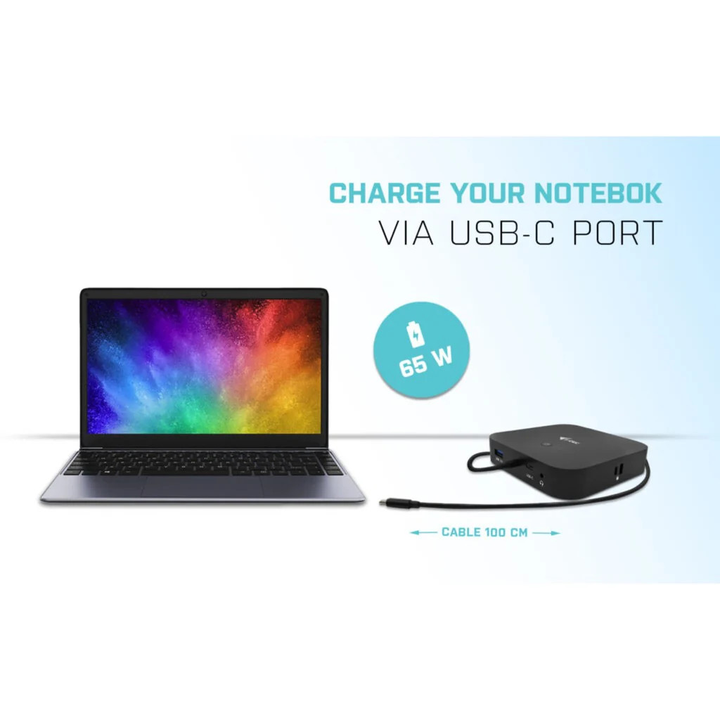 I-tec USB-C HDMI DP Docking Station with delivery
