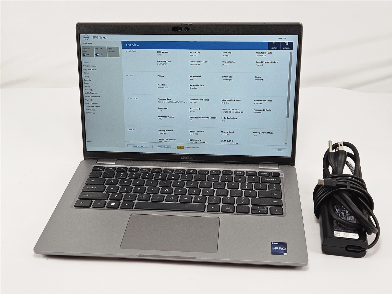 Dell 14″ Latitude 5440 Intel Core i5-1345U 16GB 256GB SSD Gray Laptop Iris Xe