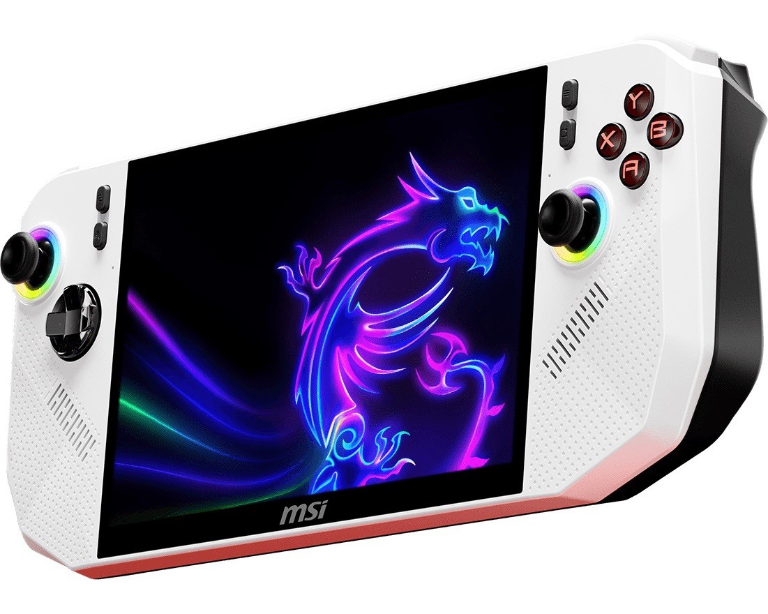 MSI Claw A8 BZ2EM Handheld Game Console – 24GB – 1TB – Wifi 7 – W11 – White
