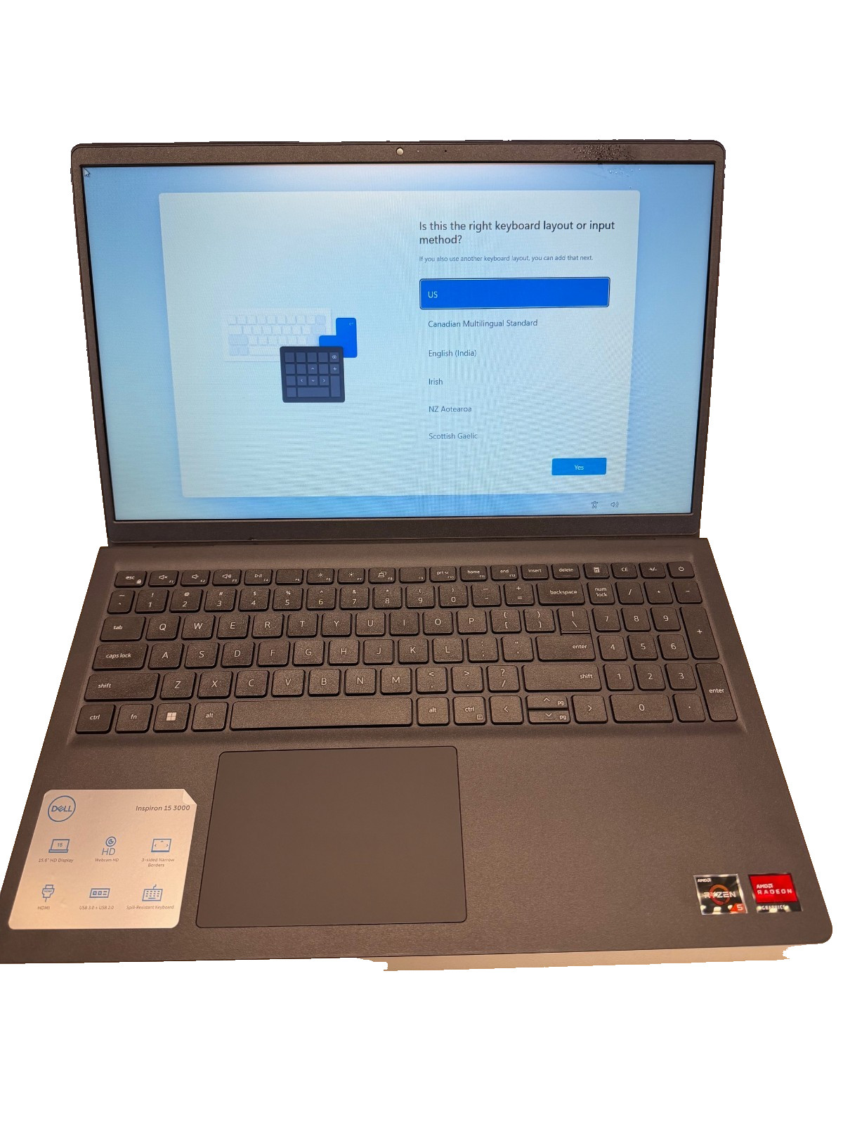 Dell Inspiron 15.6″ Laptop AMD Ryzen 5 Computer 16G/1T SSD Win11S