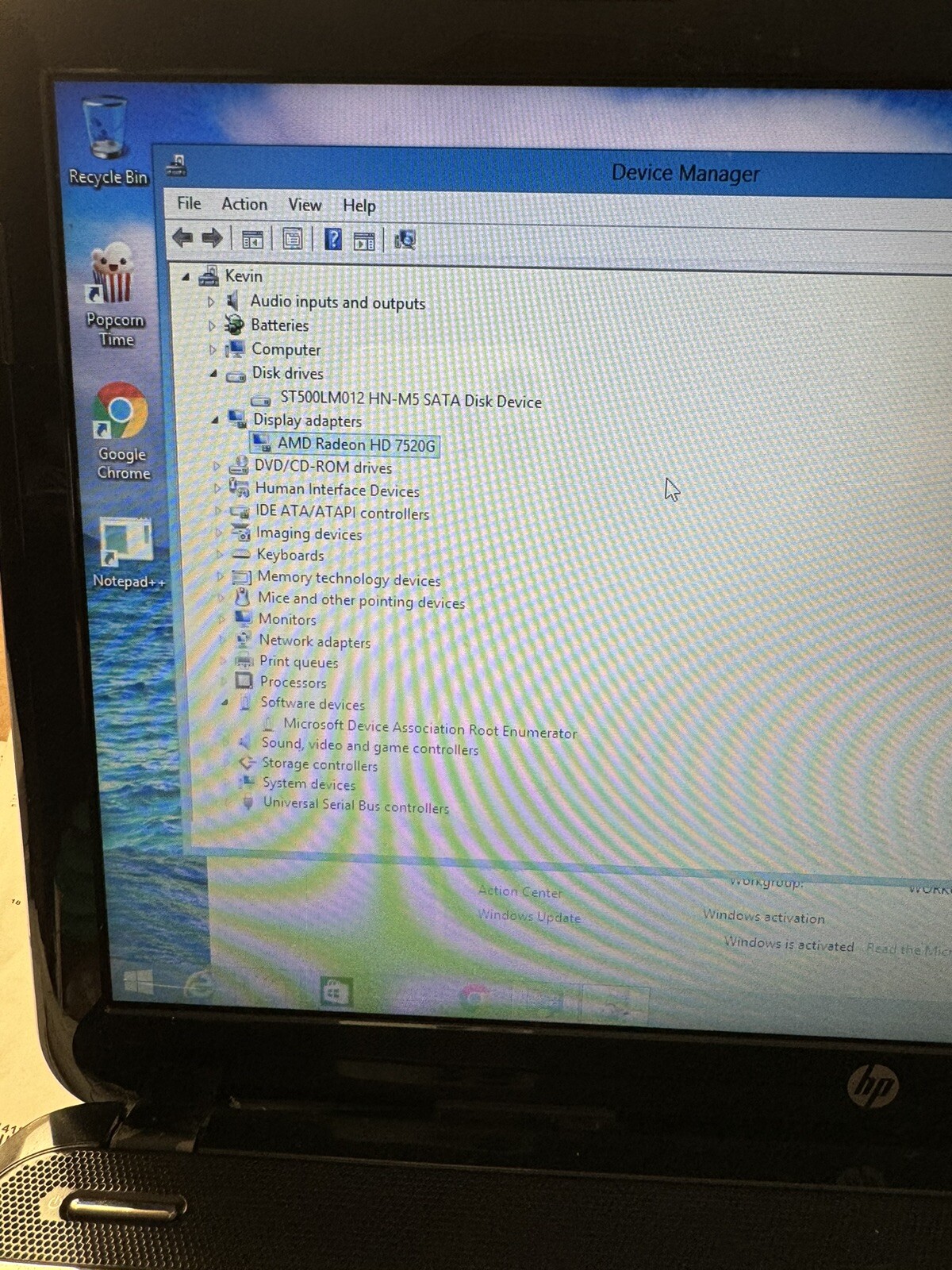 Hp Laptop Pavilion G4 4gb AMD Radeon HD 7520G Used With Battery