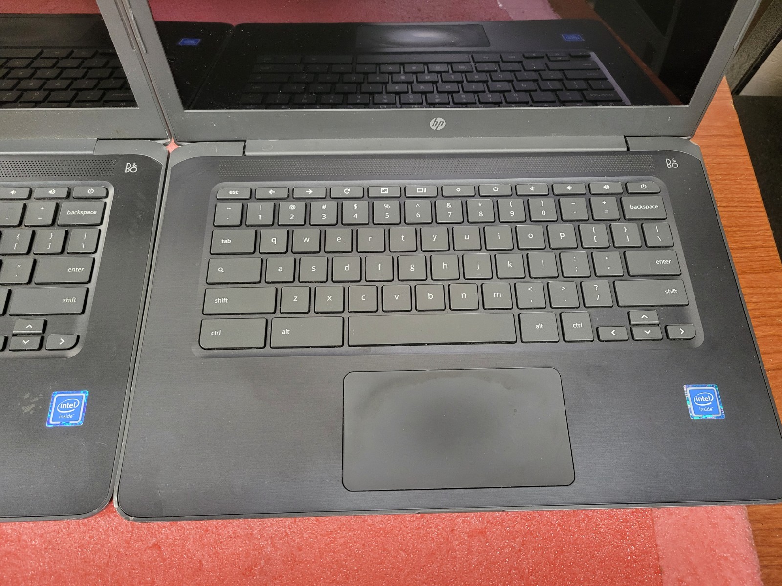 2x HP Chromebook 14-CA061DX Intel Celeron N3350@1.1GHz 4GB 32GB SSD w/PA | C908