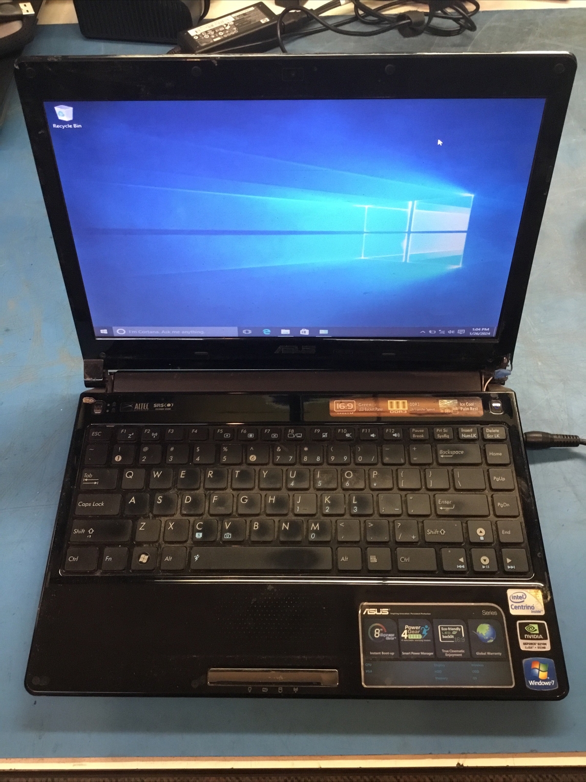 Asus Ul30v Laptop Intel Centrino U7300 @ 1.30GHz, 4GB RAM,500GB HDD, Win 10 – I3