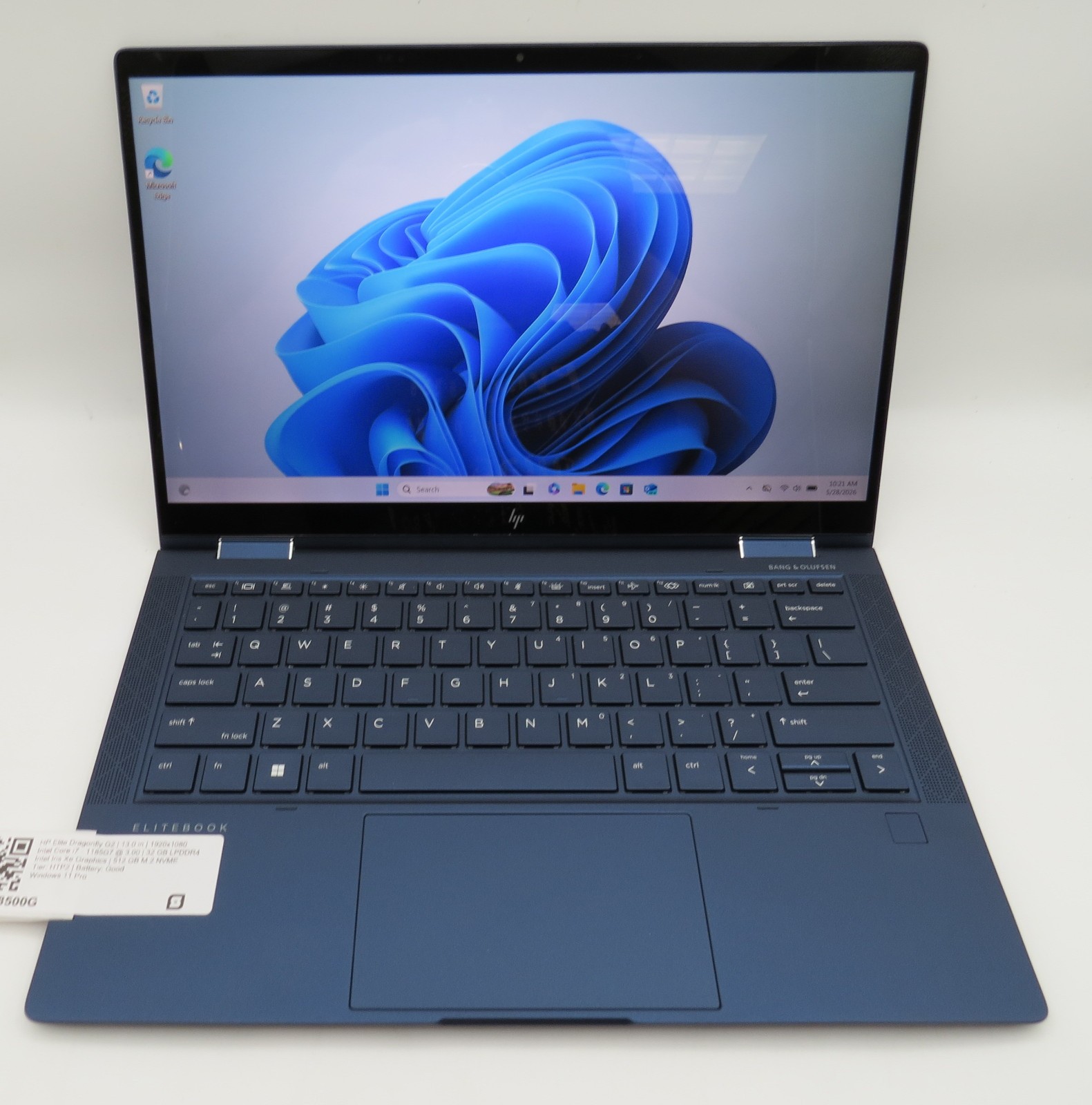 HP Elite Dragonfly G2 i7-1185G7 32GB DDR4 512GB m2 13″ touch Win 11