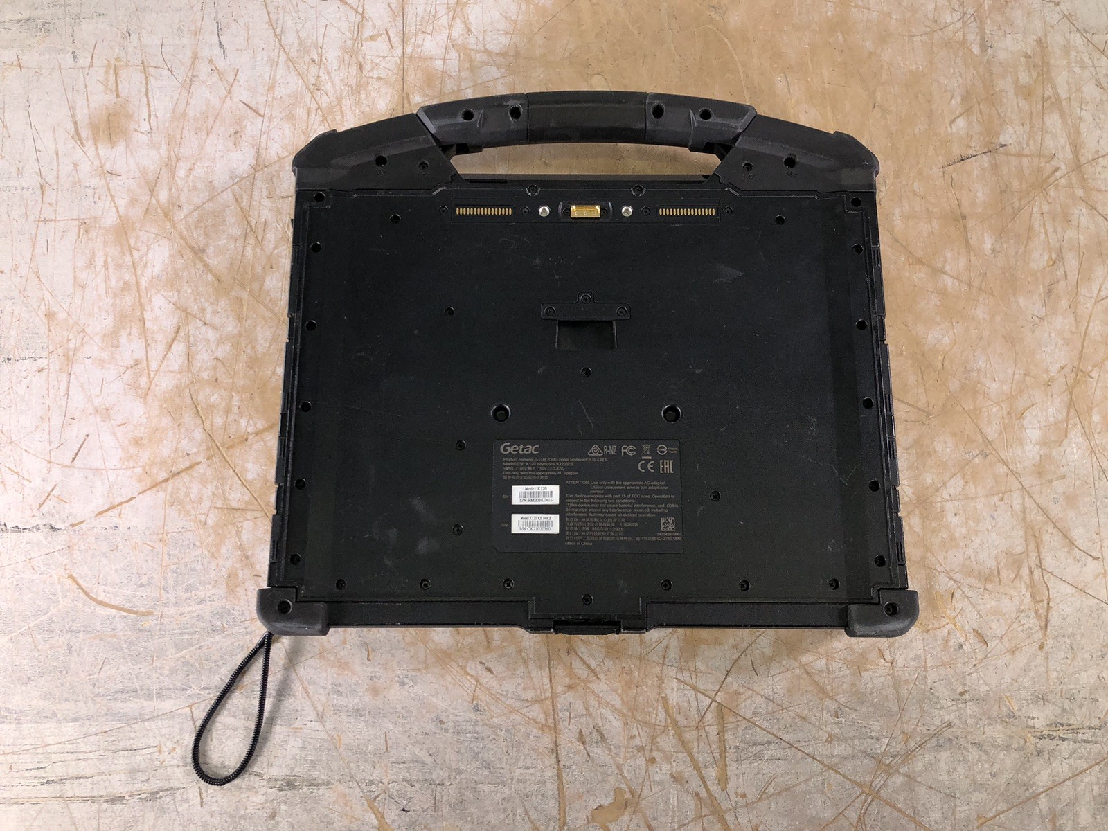 GETAC K120 i5-8250U @ 1.60GHz, 16GB RAM, NO HDD/OS
