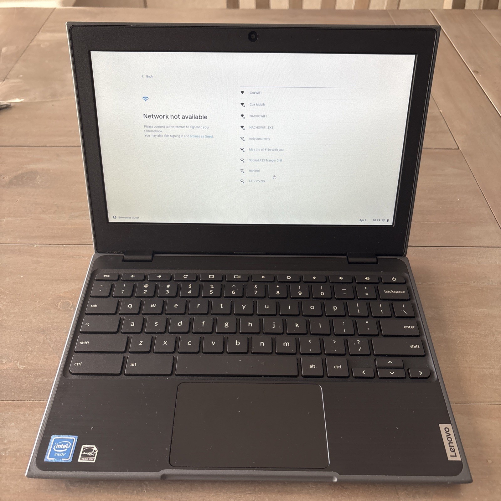 Lenovo 100e Chromebook 2nd Gen AMD 4GB RAM 32GB eMMC 11.6″